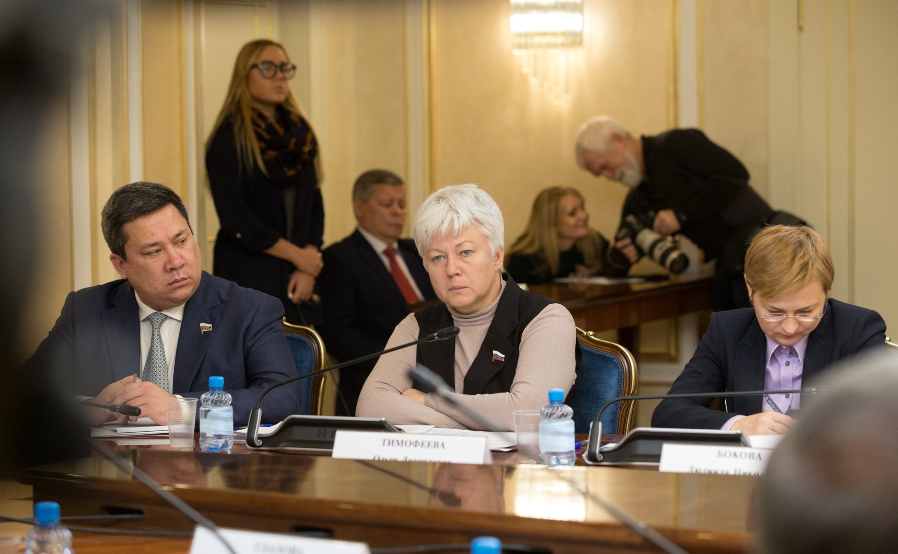 В. Полетаев, О. Тимофеева и Л. Бокова