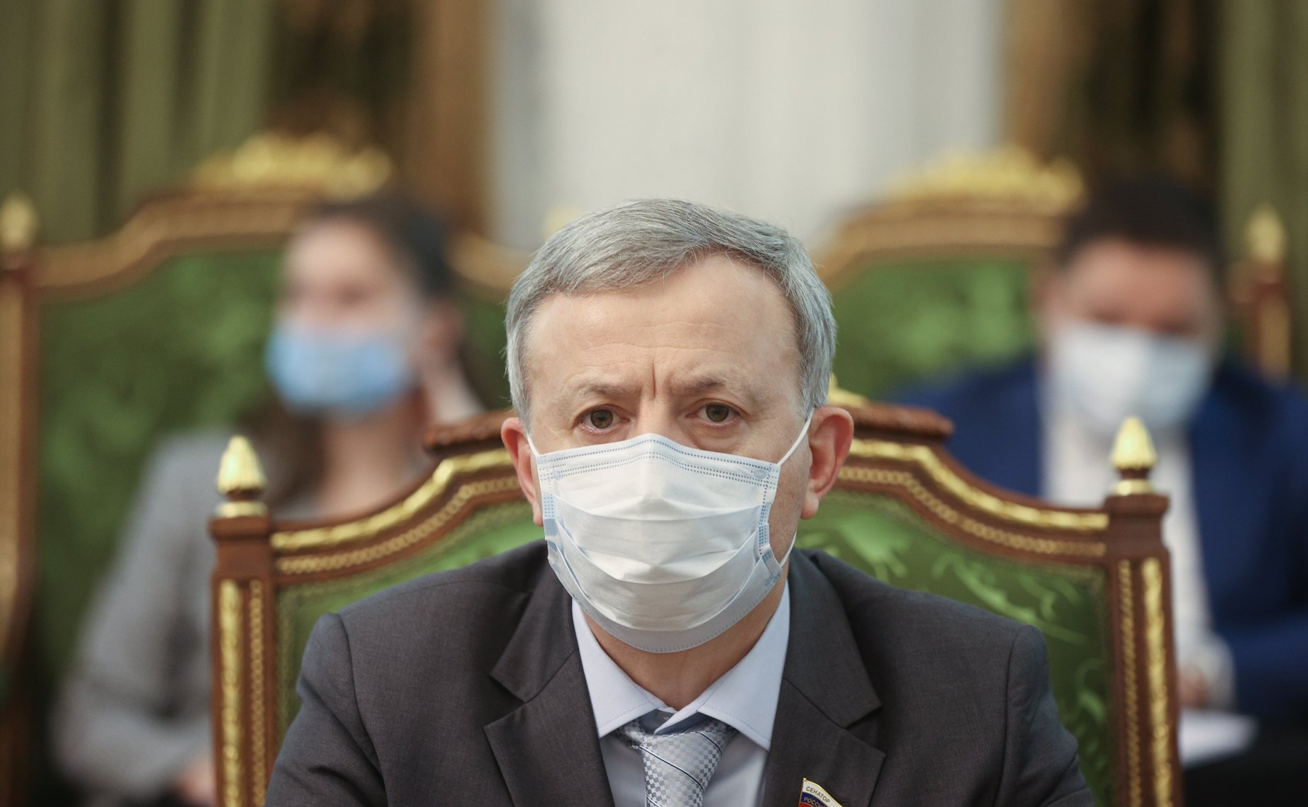 Встреча Председателя Совета Федерации Валентины Матвиенко с Председателем Маджлиси милли Маджлиси Оли Республики Таджикистан Рустами Эмомали