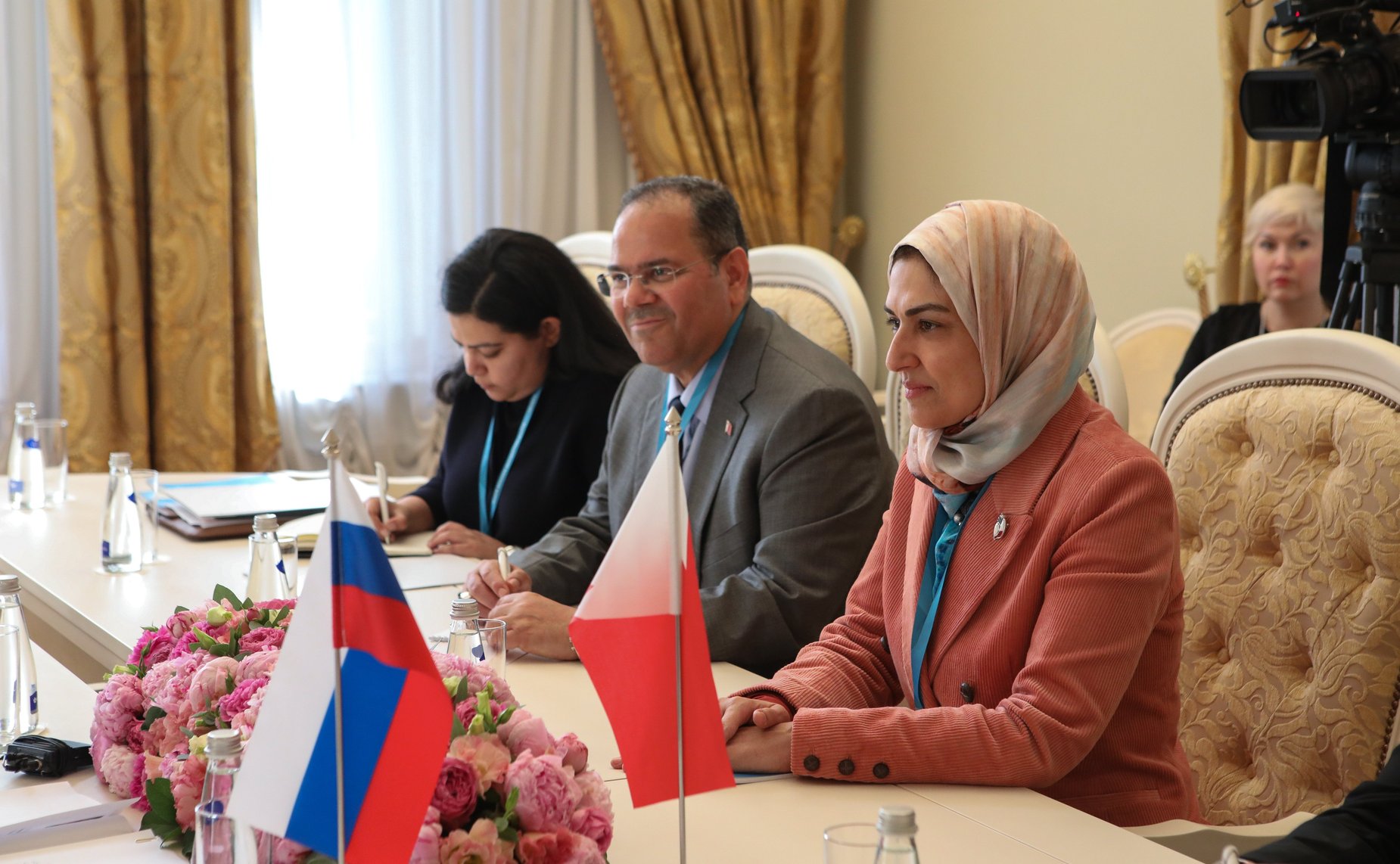 Встреча В. Матвиенко с Генеральным секретарем Верховного совета по делам женщин Королевства Бахрейн Халой Аль-Ансари