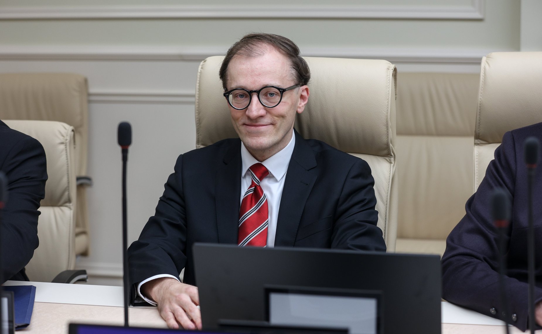 Встреча председателя Комитета Совета Федерации по международным делам Григория Карасина со студентами юридического факультета МГУ им. Ломоносова