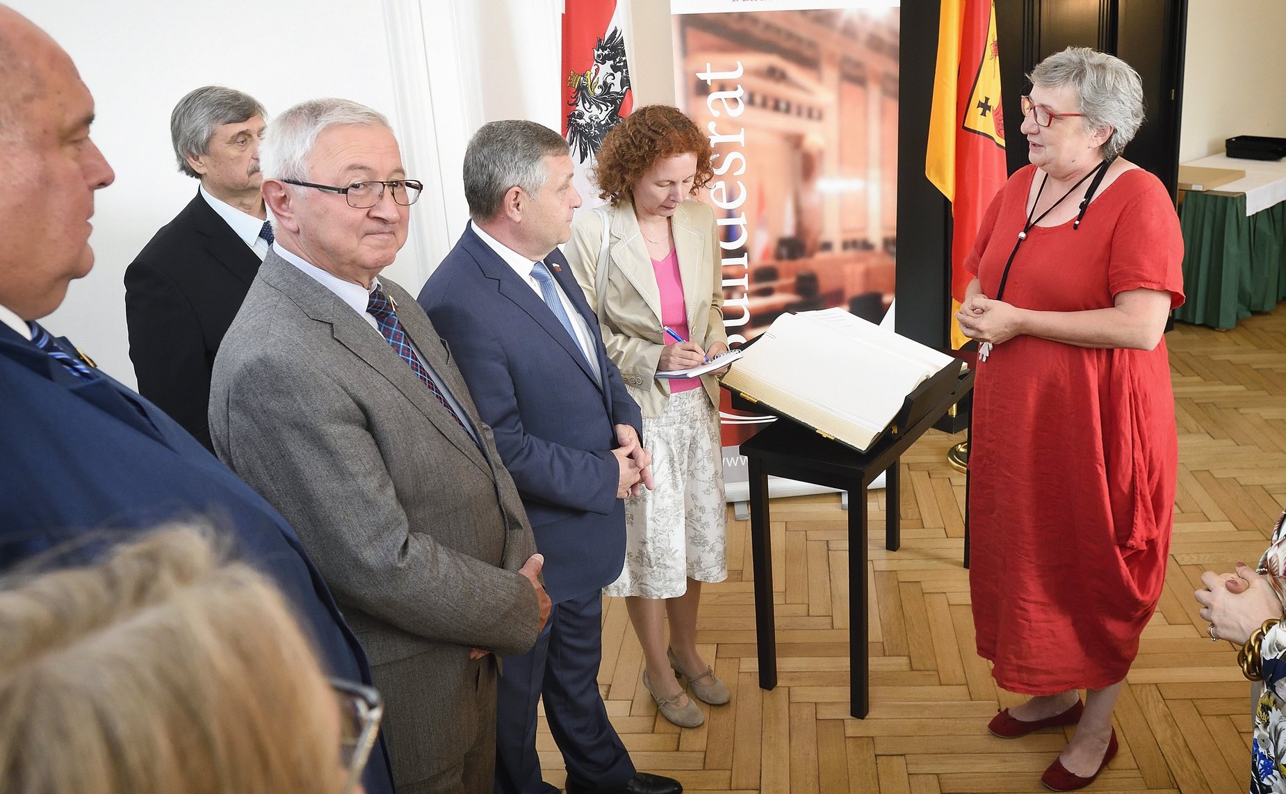 Встреча сенаторов с Президентом Федерального Совета Инге Пош-Груска