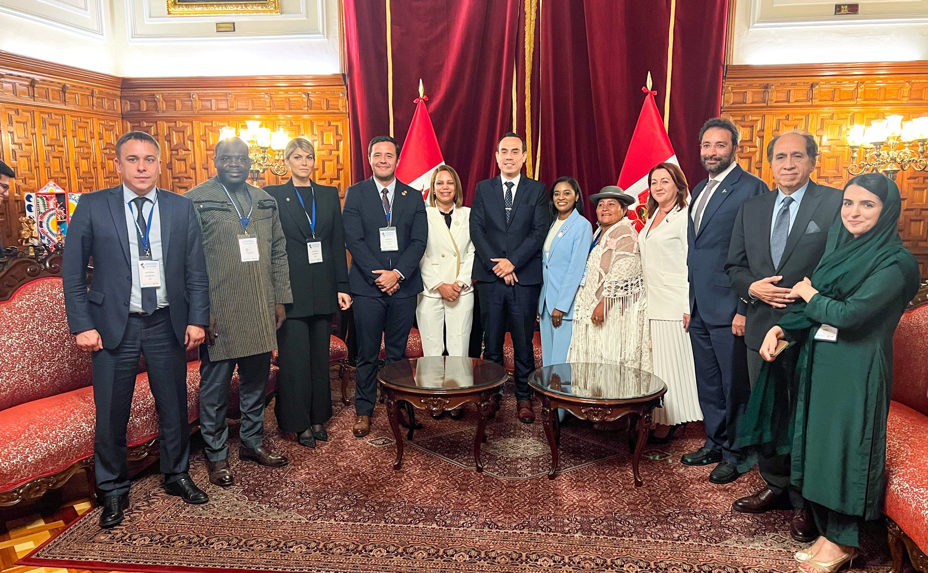 Наталья Кувшинова и Айрат Гибатдинов встретились с Председателем Конгресса Республики Перу Хосе Энрике Хери Оре и с его вторым заместителем Вальдемаром Серроном Рохасом