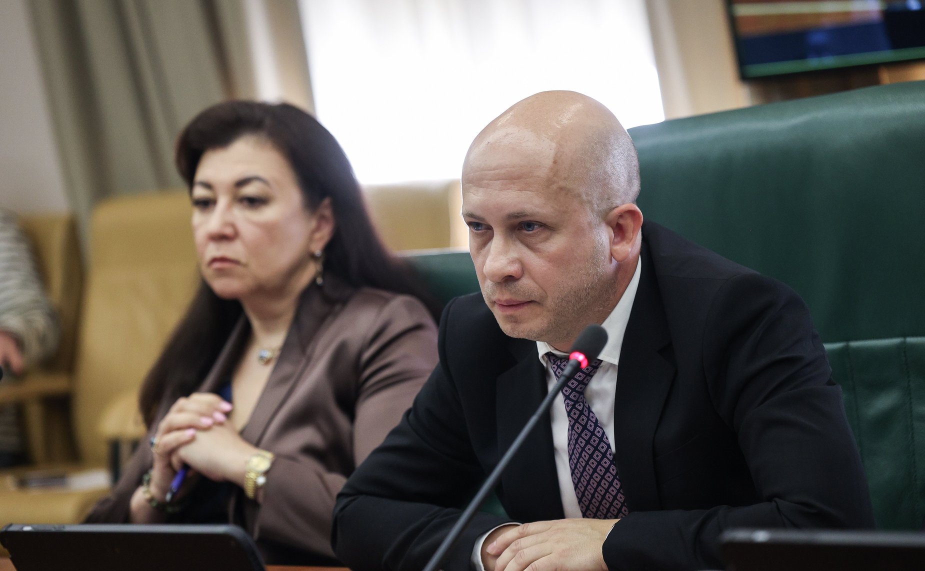 Круглый стол Комитета Совета Федерации по международным делам «Роль Российской Федерации в развитии международных транспортных коридоров в современных международных условиях»