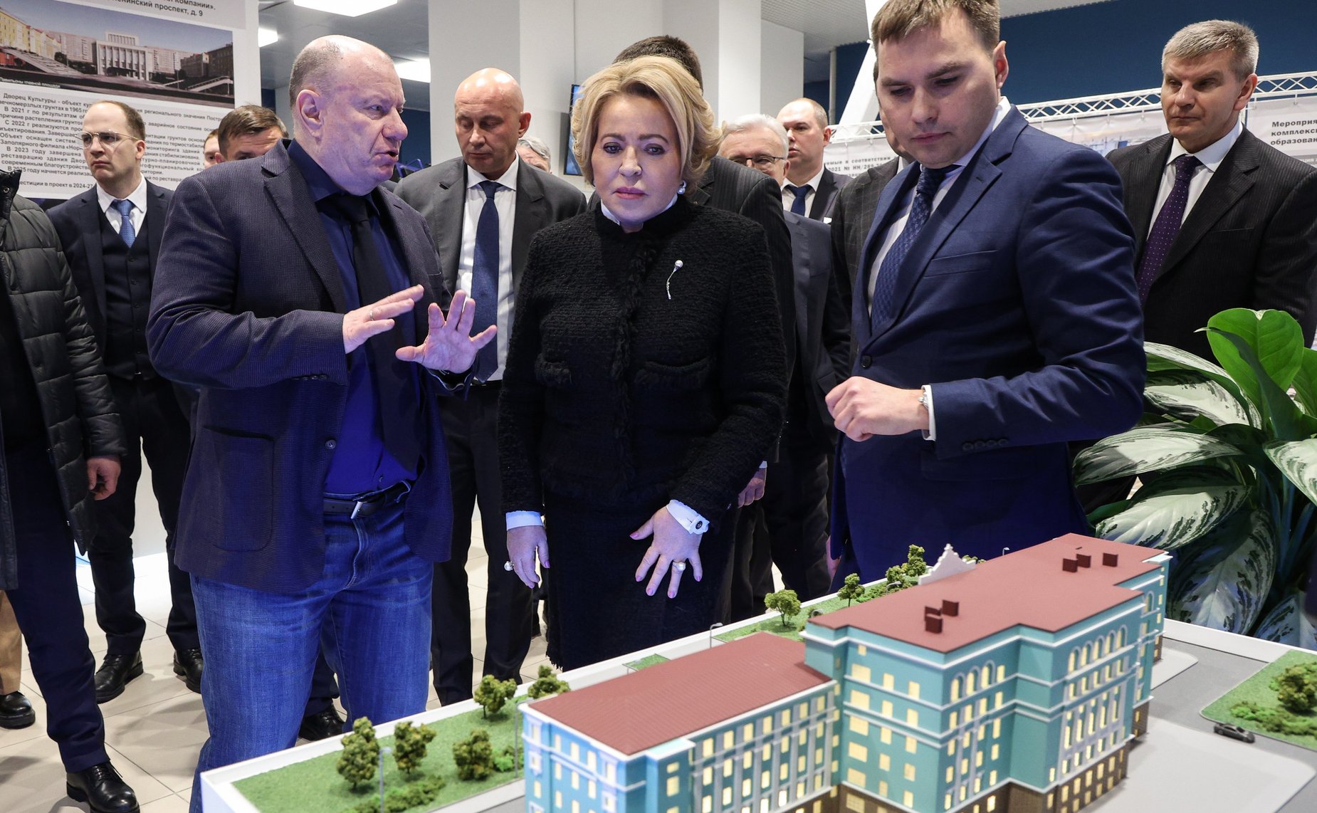 Встреча Председателя СФ Валентины Матвиенко с губернатором Красноярского края Михаилом Котюковым, главой города Норильска Дмитрием Карасевым и президентом «Норильского никеля» Владимиром Потаниным