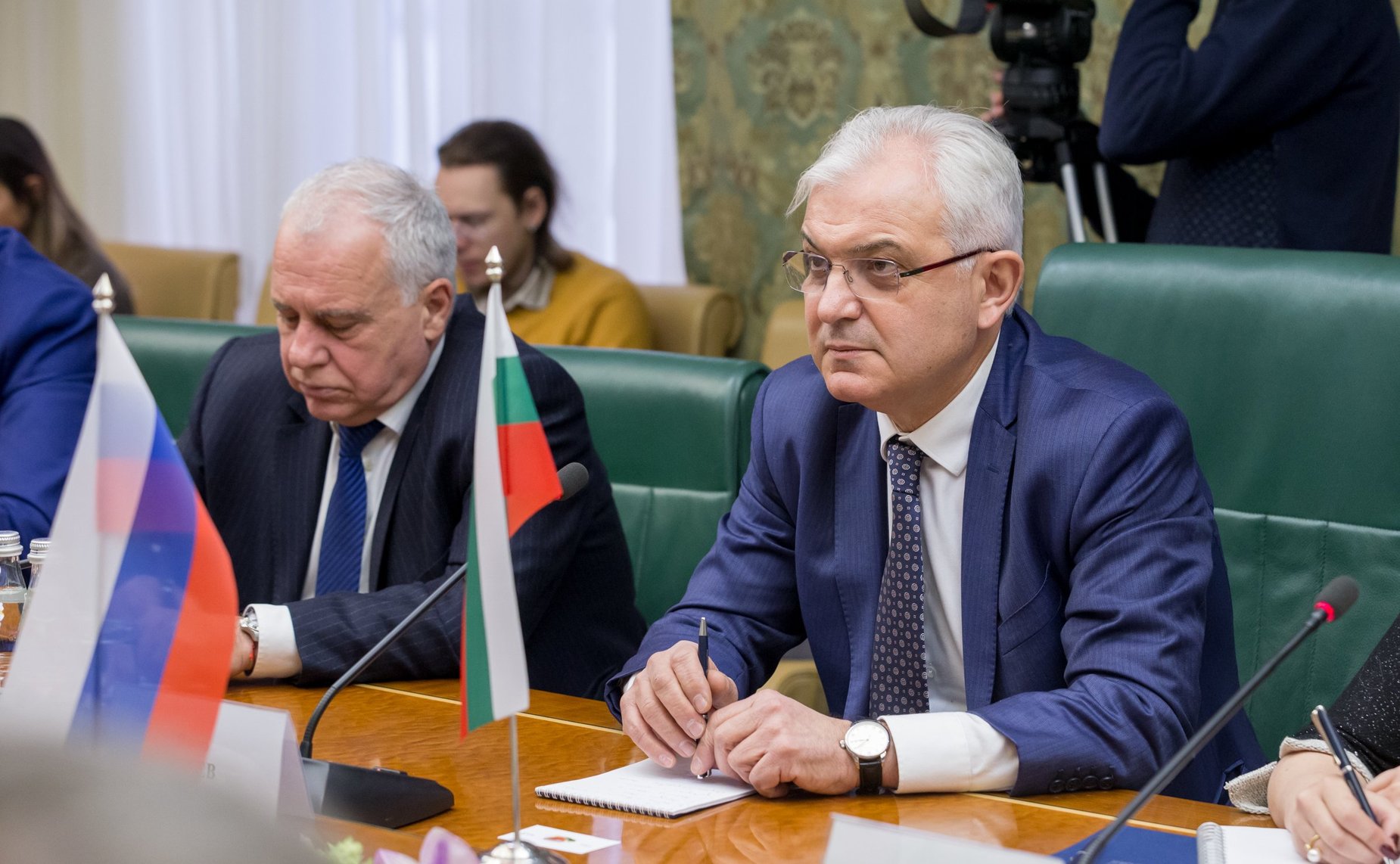 Встреча Ильяса Умаханова c заместителем Председателя народного Собрания Республики Болгарии Явором Нотевым