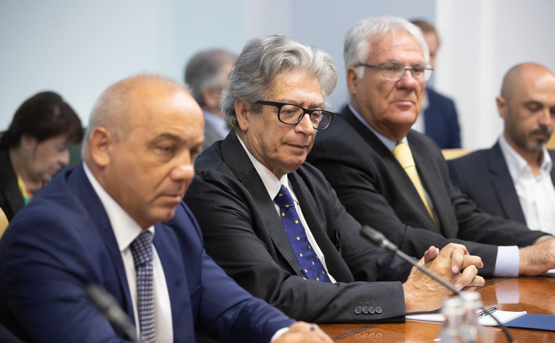 Встреча Юрия Волкова с министром туризма и торговли, представителем президента Сардинии (Итальянская Республика) Джанни Кессой