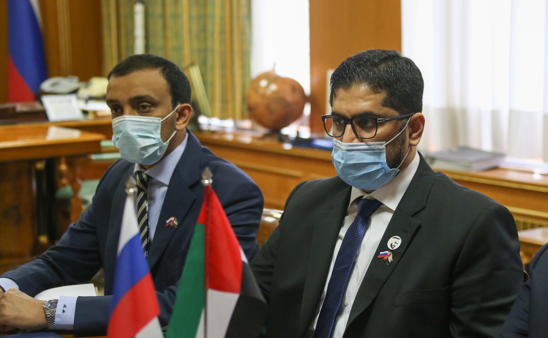 Встреча И. Умаханова с Чрезвычайным и Полномочным Послом Объединенных Арабских Эмиратов в РФ Мухаммедом Аль-Джабером