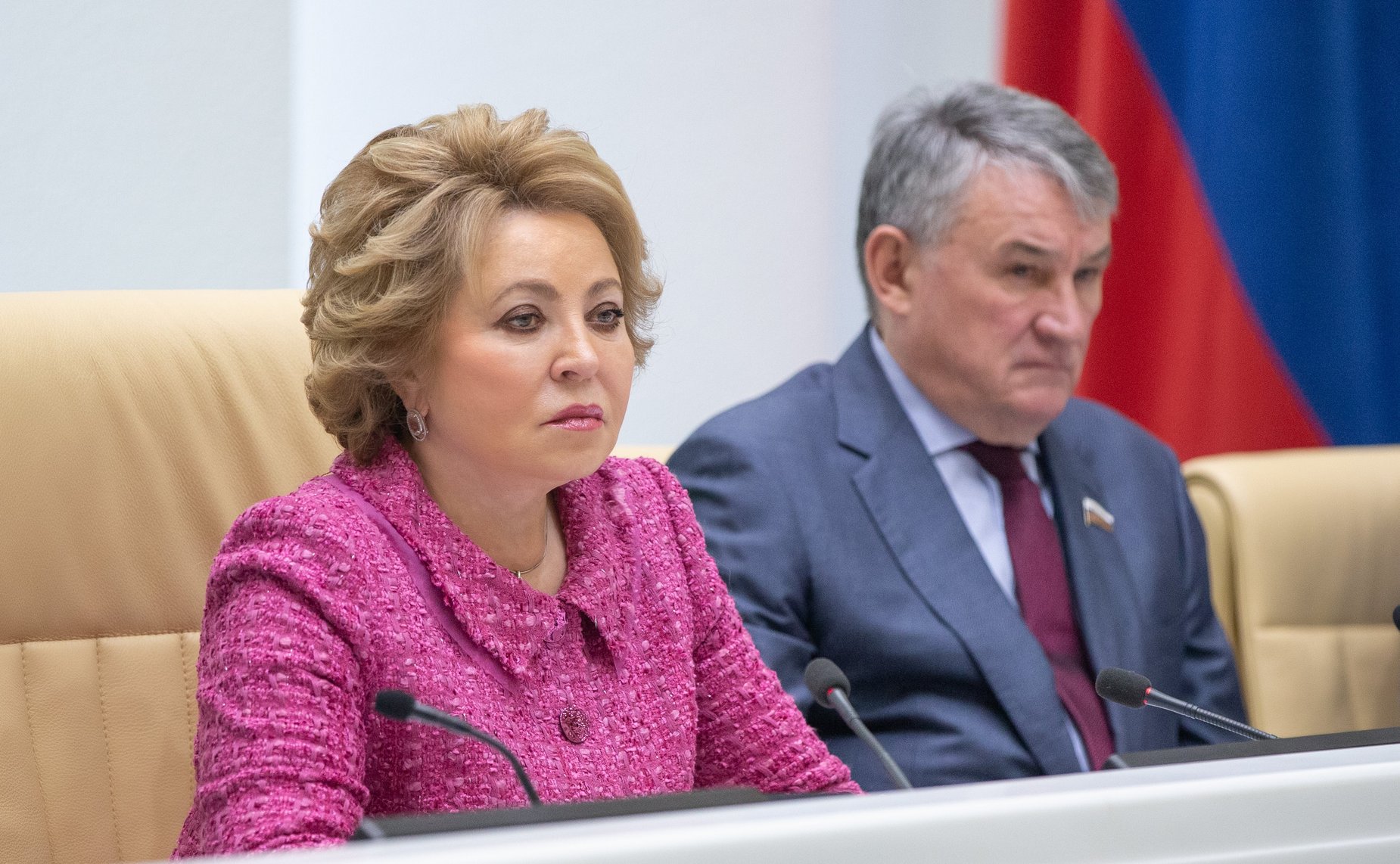 Валентина Матвиенко и Юрий Воробьев