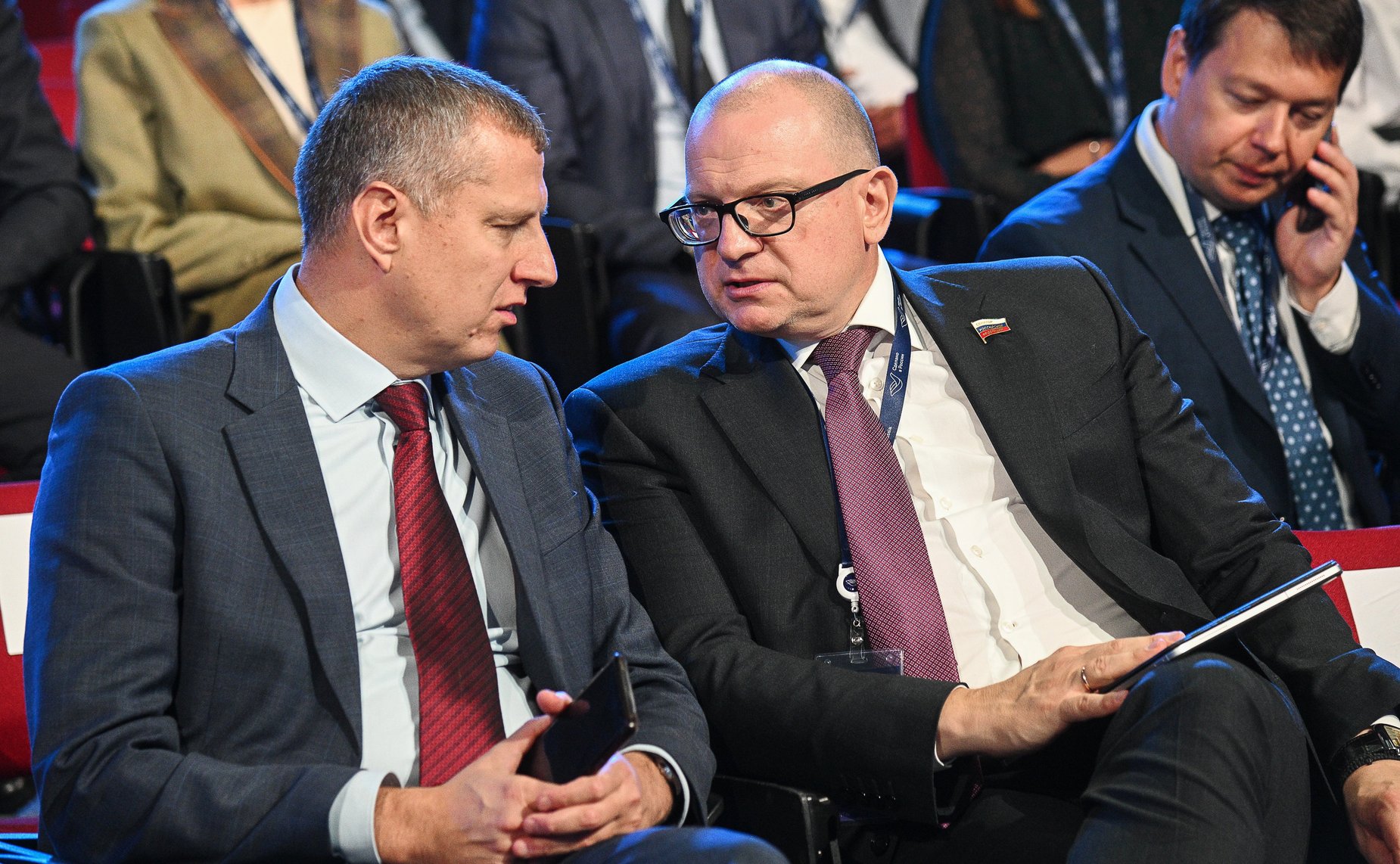 Заместители Председателя Совета Федерации Николай Журавлев и Константин Косачев приняли участие в Международном экспортном форуме «Сделано в России — 2023»