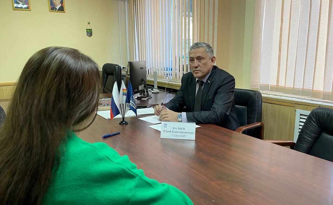 Юрий Валяев в ходе работы в регионе провел личный прием граждан