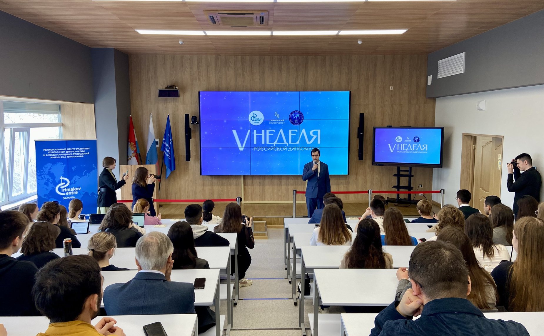 Фарит Мухаметшин выступил на открытии V Недели российской дипломатии в Самарском университете