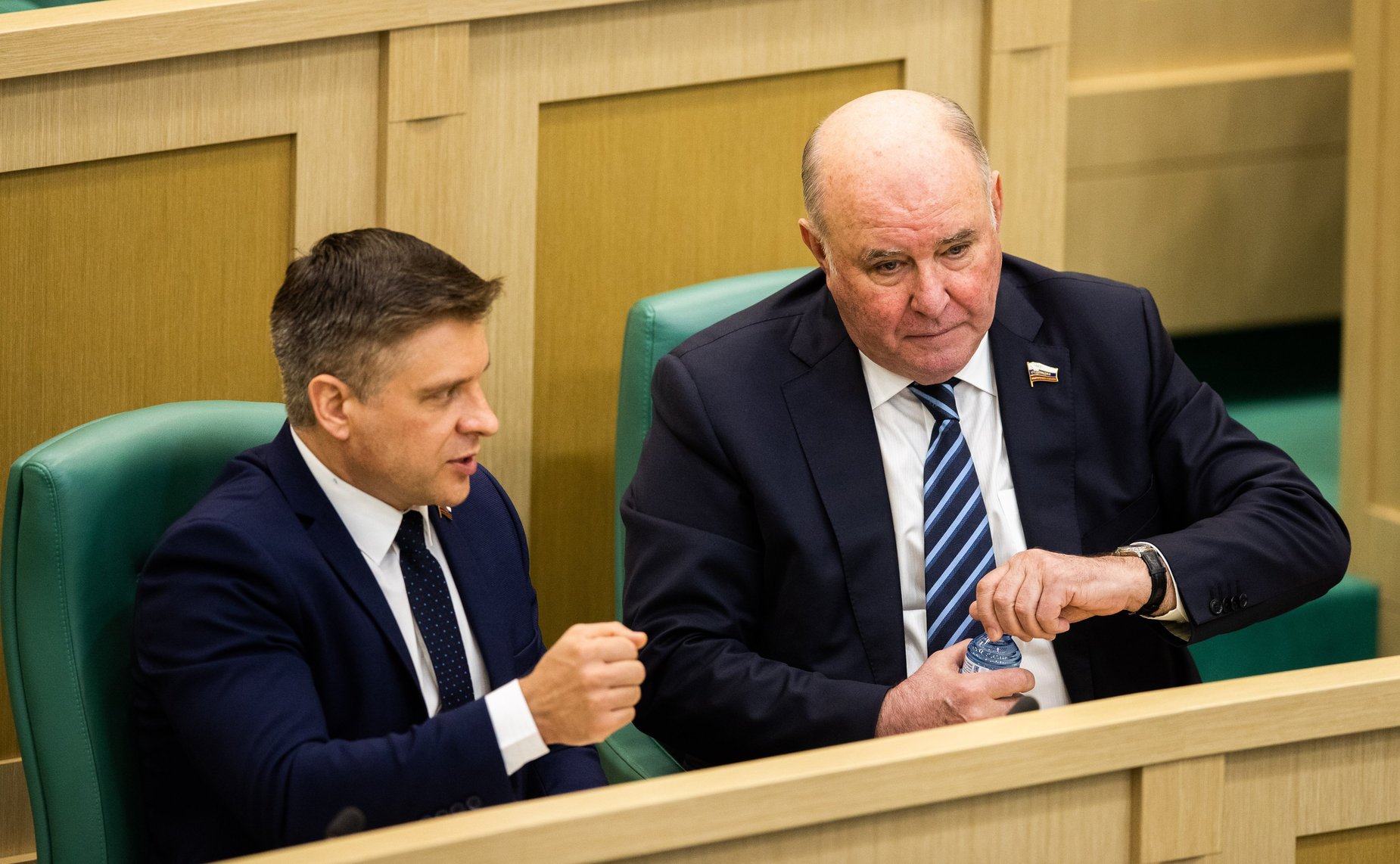 Юрий Архаров и Григорий Карасин