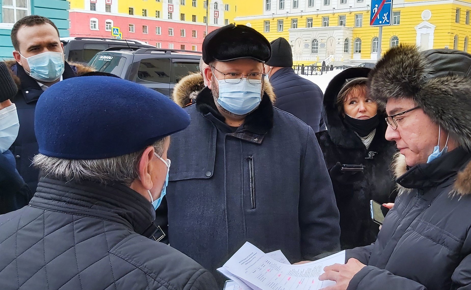 Олег Мельниченко провел осмотр объектов строительства и жилищно-коммунального хозяйства города Норильска