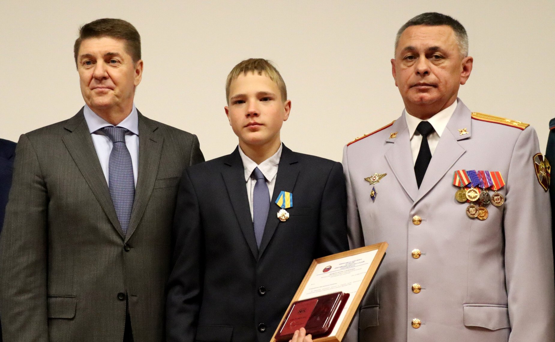 Андрей Шевченко провел церемонию награждения в рамках Всероссийского гражданско — патриотического проекта «Дети — герои»