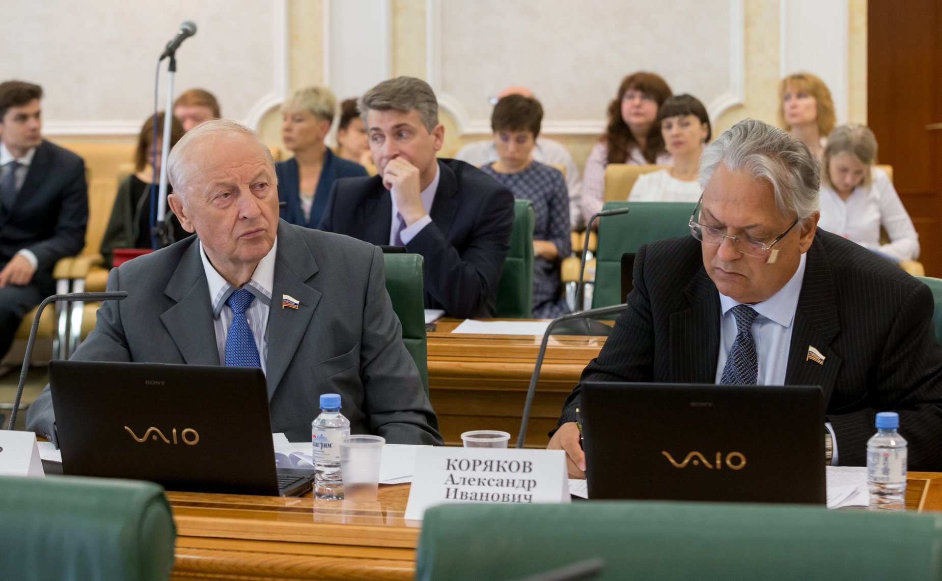 Э. Россель и А. Коряков