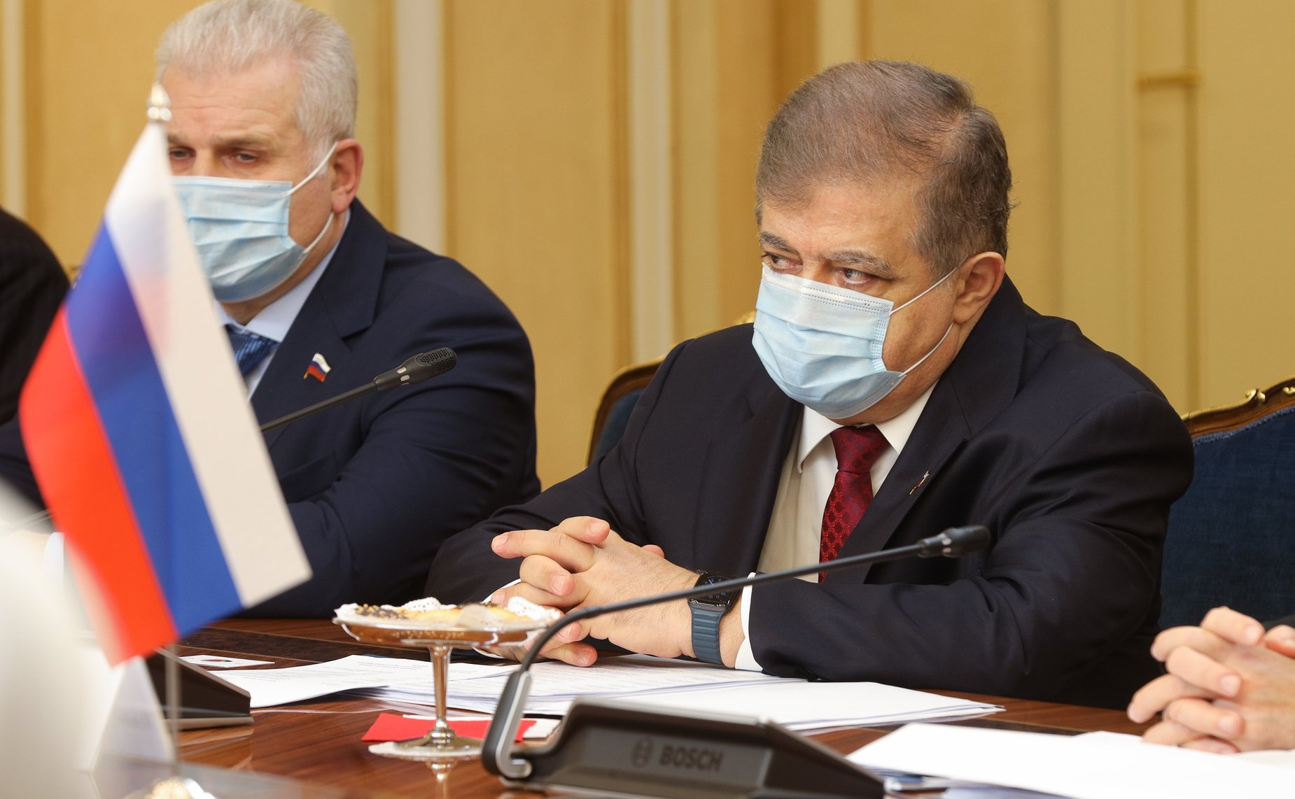 Встреча Валентины Матвиенко с Председателем Собрания Исламского Совета Исламской Республики Иран Мохаммадом Багером Галибафом