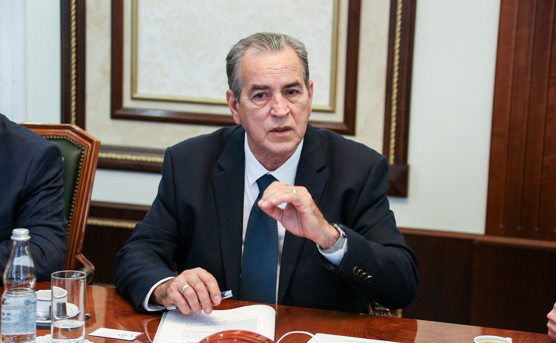 Встреча заместителя Председателя СФ Константина Косачева с Министром высшего образования Республики Куба Хосе Рамоном Саборидо Лоиди