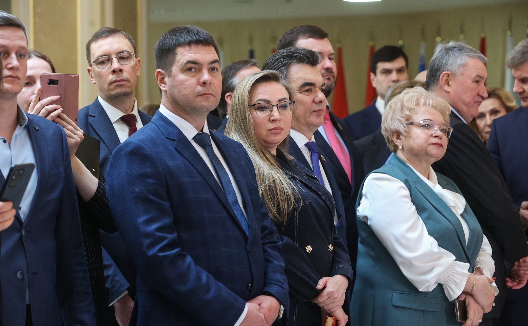 Открытие в Совете Федерации выставочной экспозиции для ознакомления с 20-летней историей ОАО «Российские железные дороги»