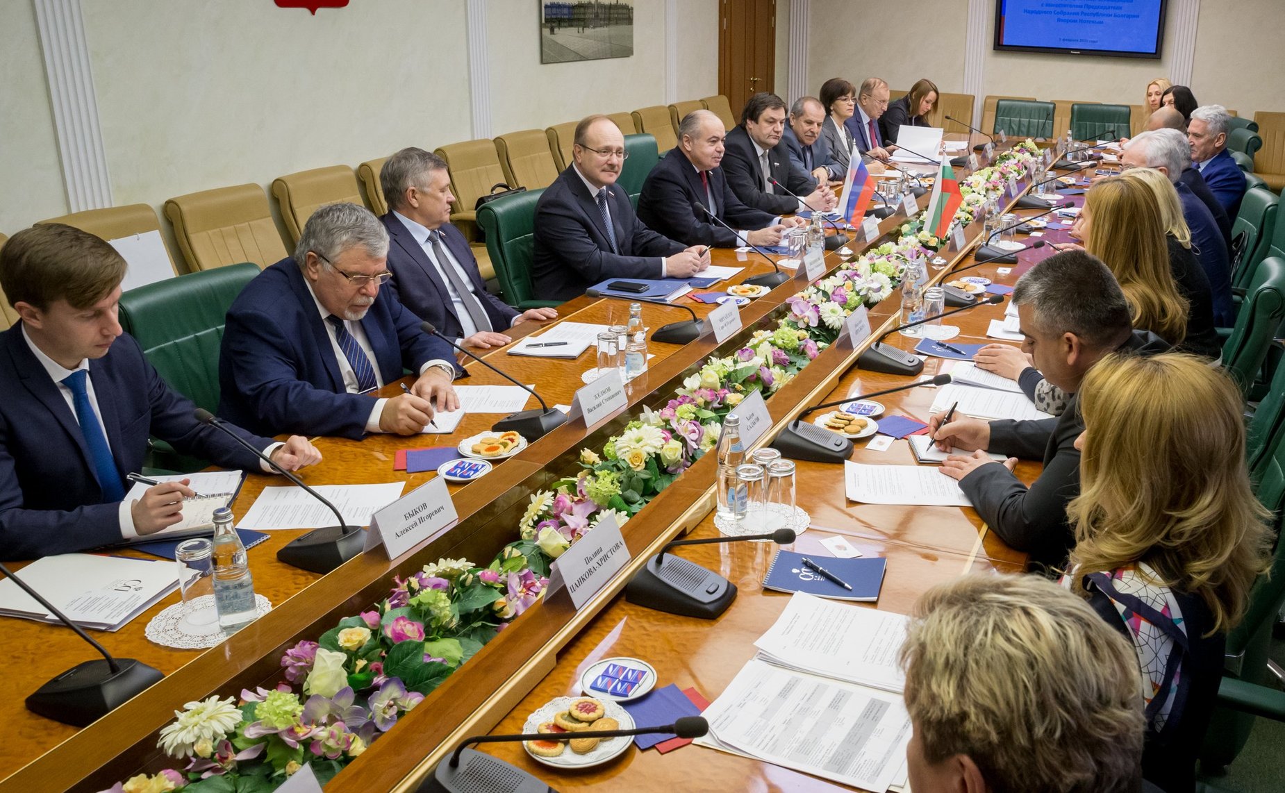 Встреча Ильяса Умаханова c заместителем Председателя народного Собрания Республики Болгарии Явором Нотевым