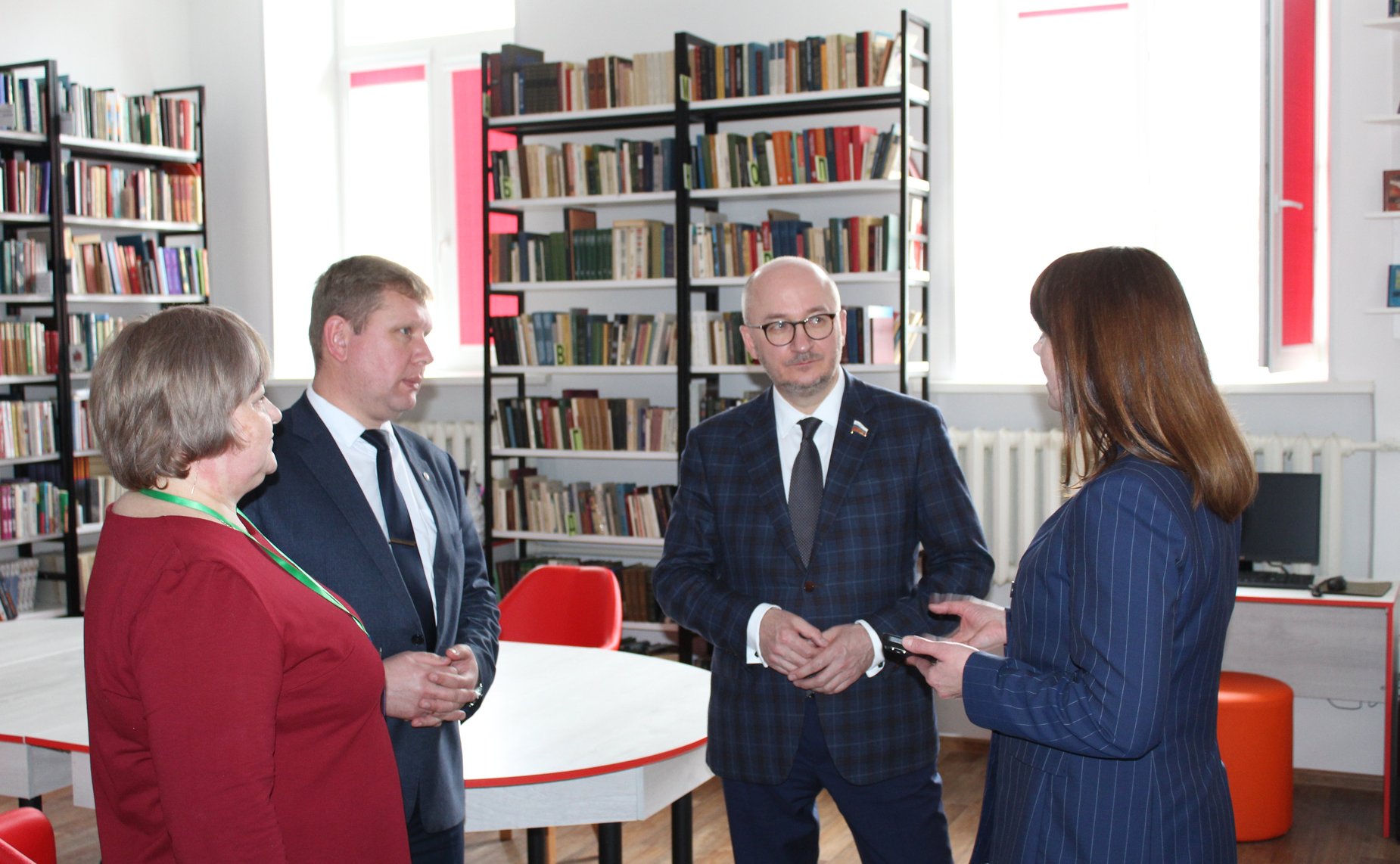 Олег Цепкин встретился с главой Коркинского района Натальей Лощининой и председателем Собрания депутатов Николаем Швецом