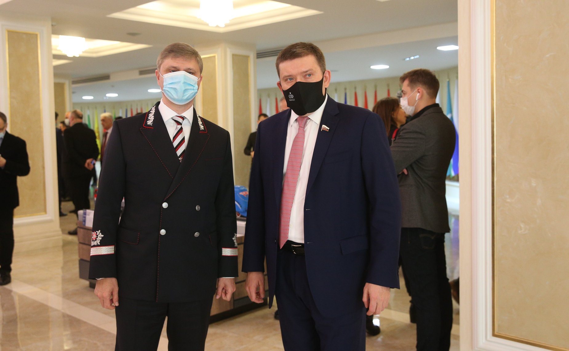 Валентина Матвиенко и генеральный директор – председатель правления ОАО «РЖД» Олег Белозеров приняли участие в церемонии открытия второго пути на участке Тыя – Северобайкальск Байкало-Амурской магистрали