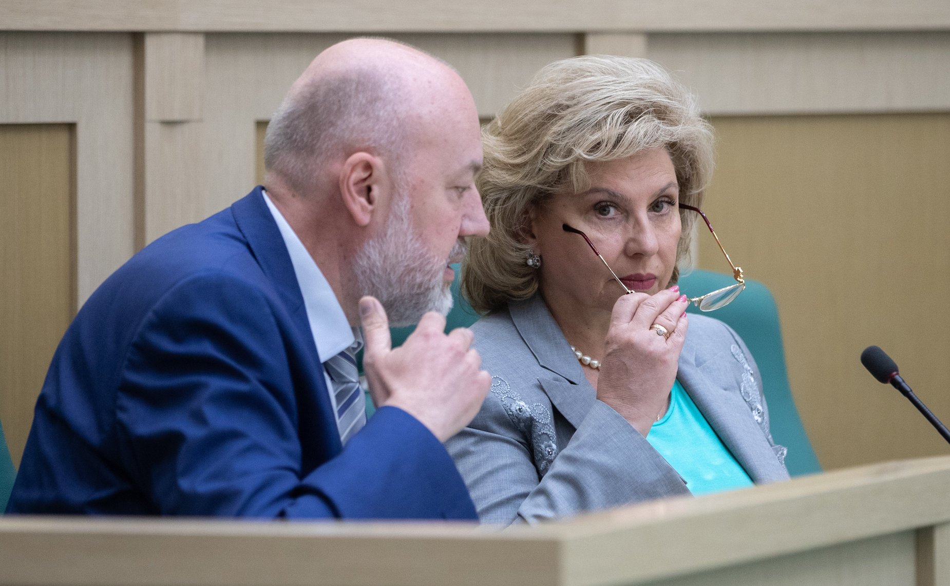 П. Крашенинников и Т. Москалькова