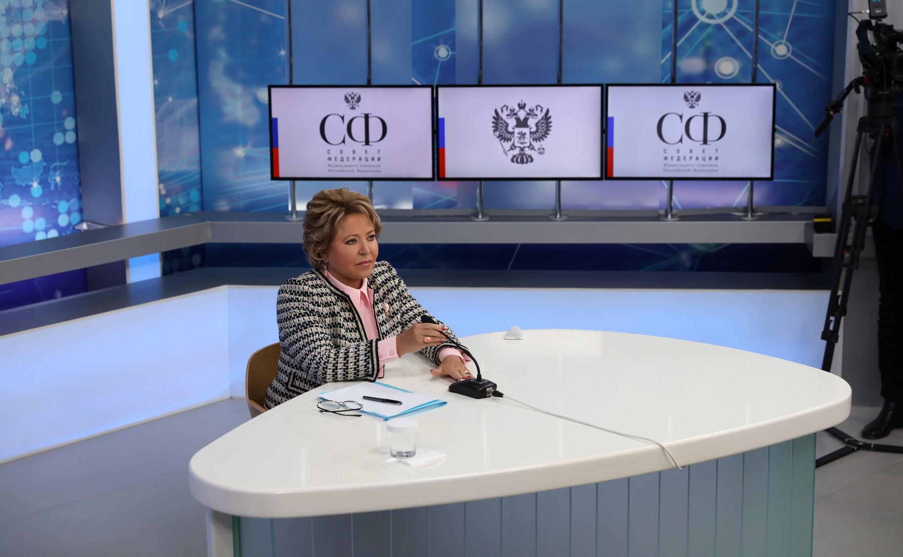 Пресс-конференция Председателя СФ В. Матвиенко по итогам весенней сессии