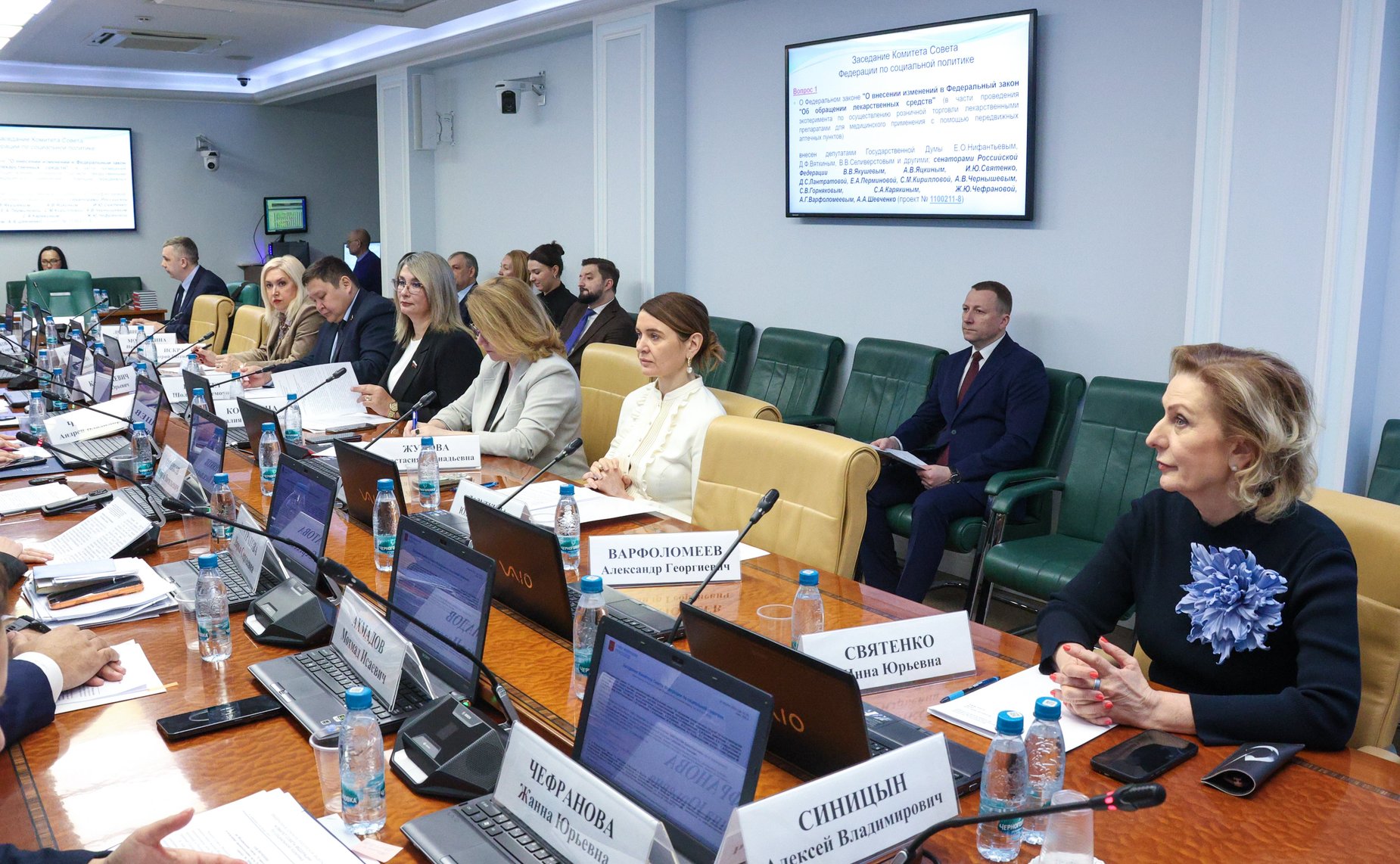 Заседание Комитета Совета Федерации по социальной политике
