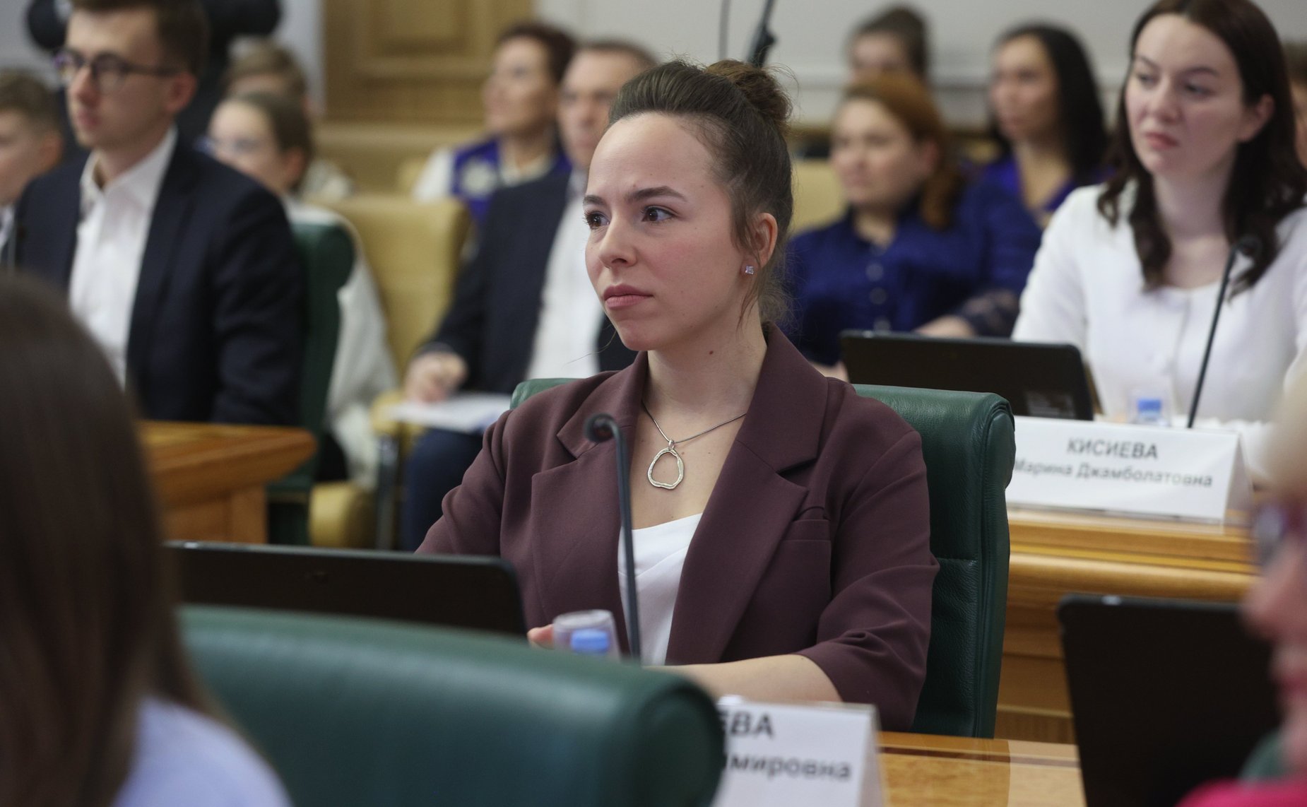 Встреча Председателя СФ Валентины Матвиенко с победителями Всероссийского конкурса молодежных авторских проектов и проектов в сфере образования «Моя страна- моя Россия»