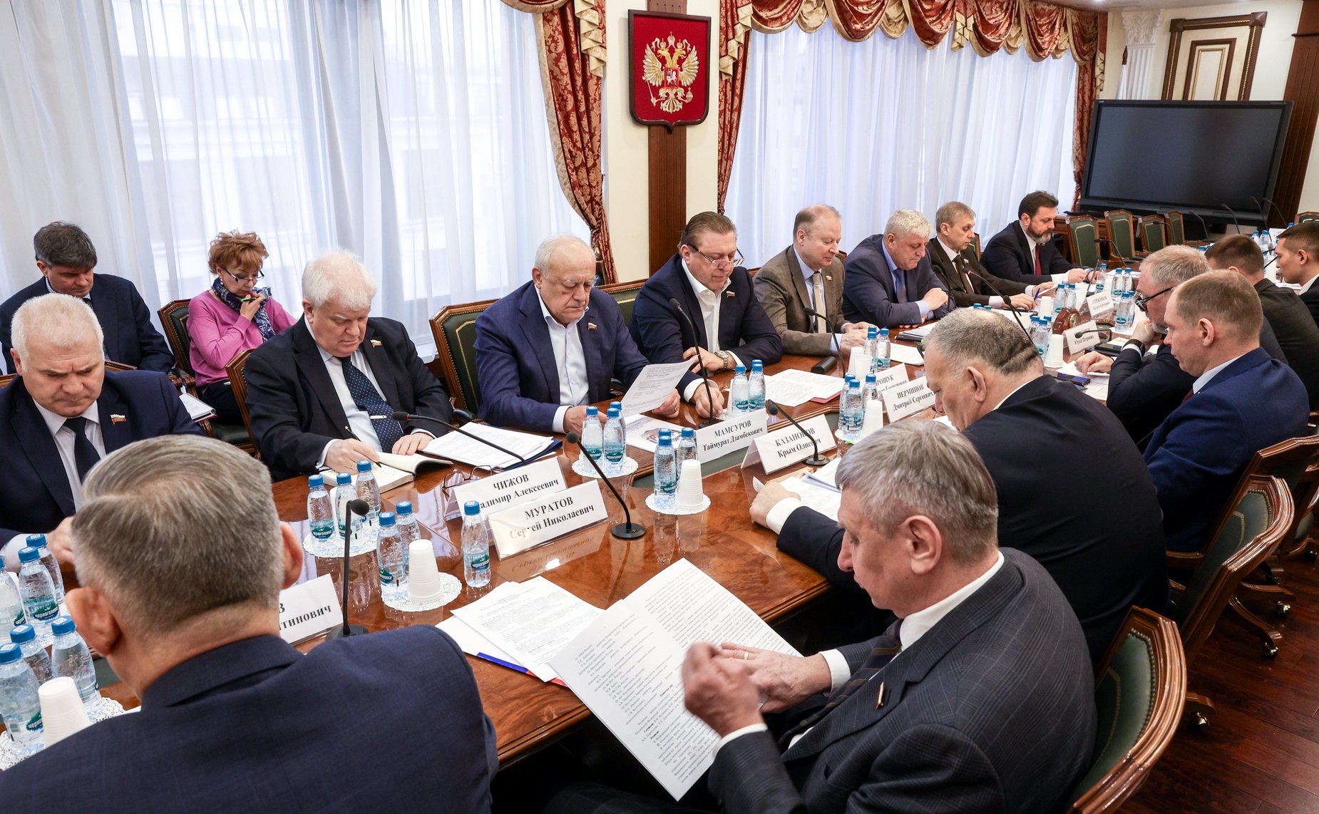 Заседание Комитета Совета Федерации по обороне и безопасности