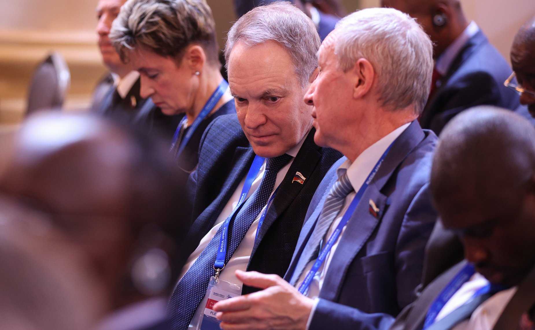 Пленарное заседание второй Международной парламентской конференции «Россия – Африка»