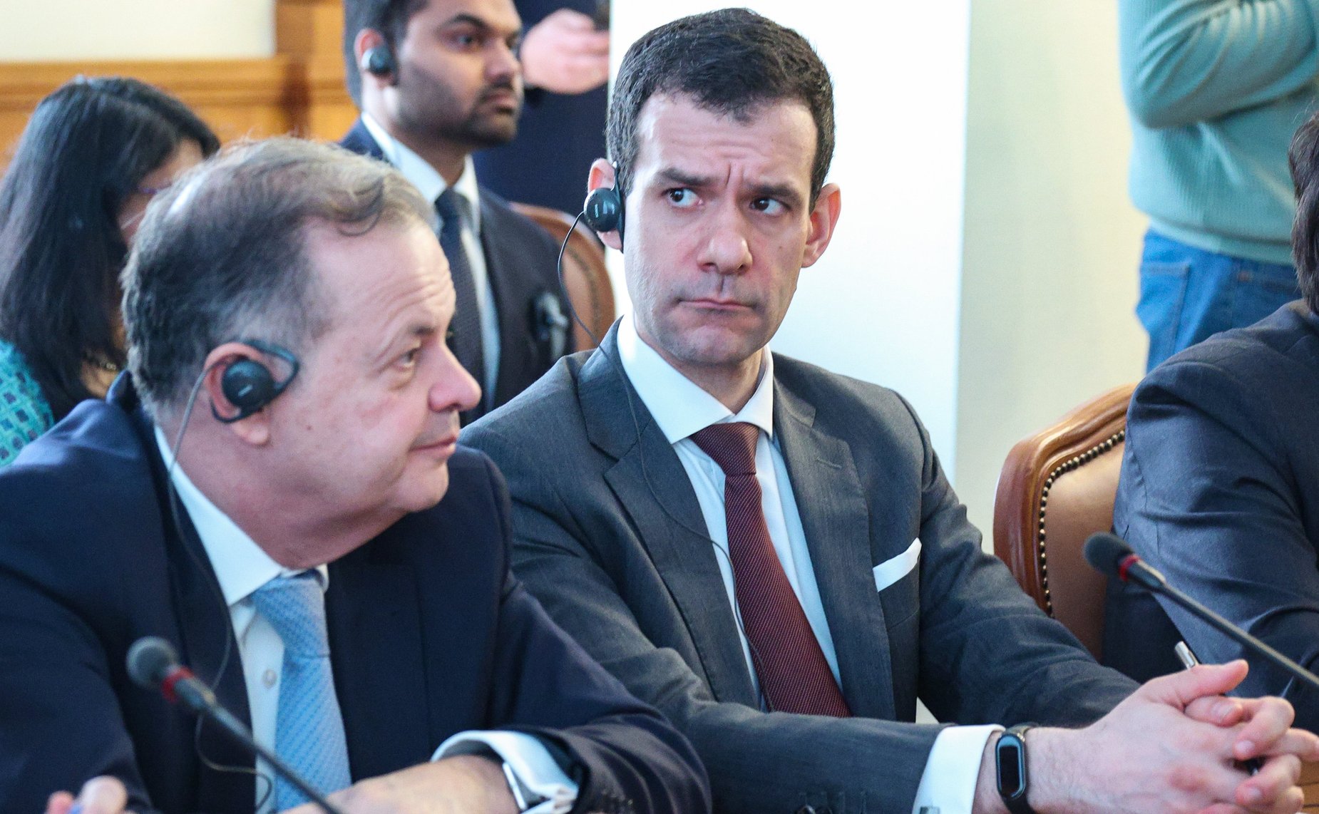 Встреча председателей комитетов по международным делам парламентов (палат парламентов) стран БРИКС с Министром иностранных дел Российской Федерации Сергеем Лавровым