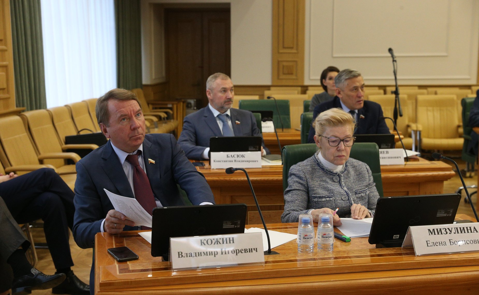 Совместное Заседание Комитета СФ по конституционному законодательству и государственному строительству, Комитета СФ по обороне и безопасности и Комитета СФ по экономической политике