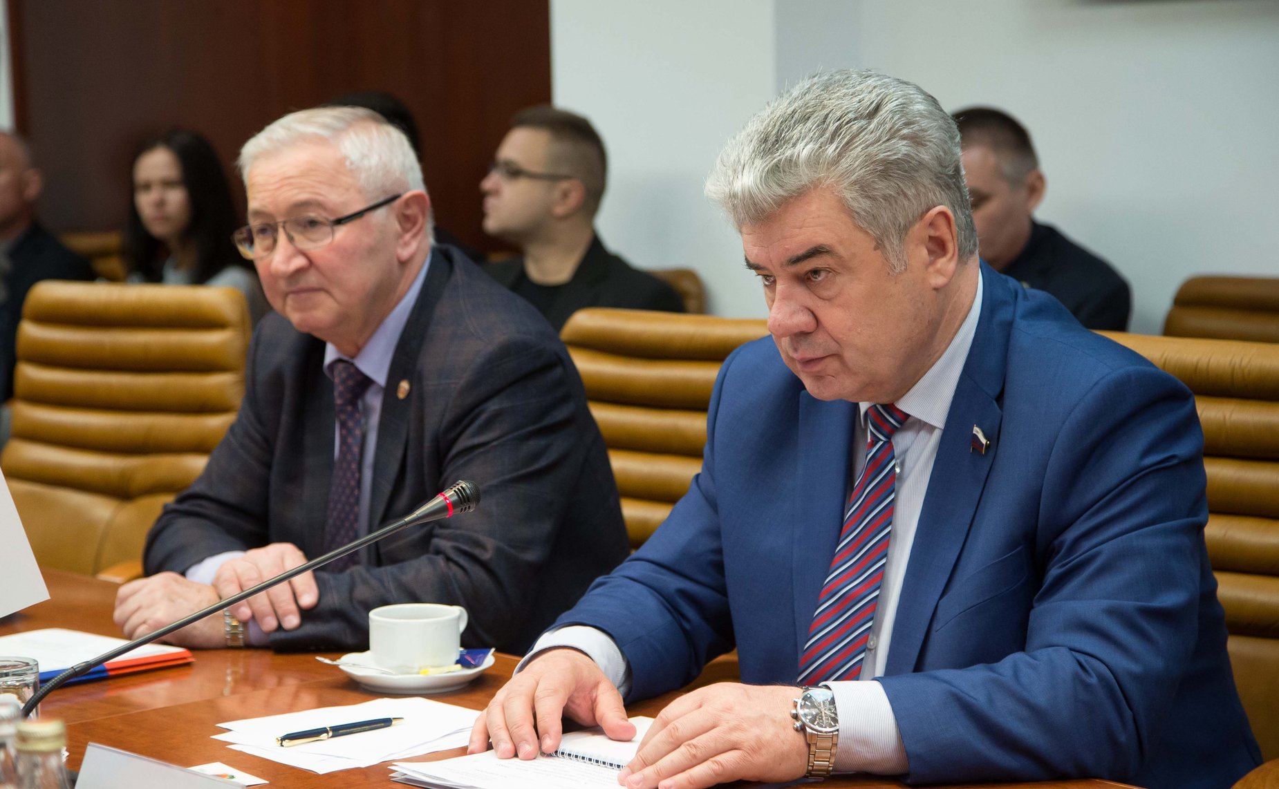 Встреча В. Бондарева с председателем Комитета по обороне и безопасности Национального совета Словацкой Республики Антоном Грнко