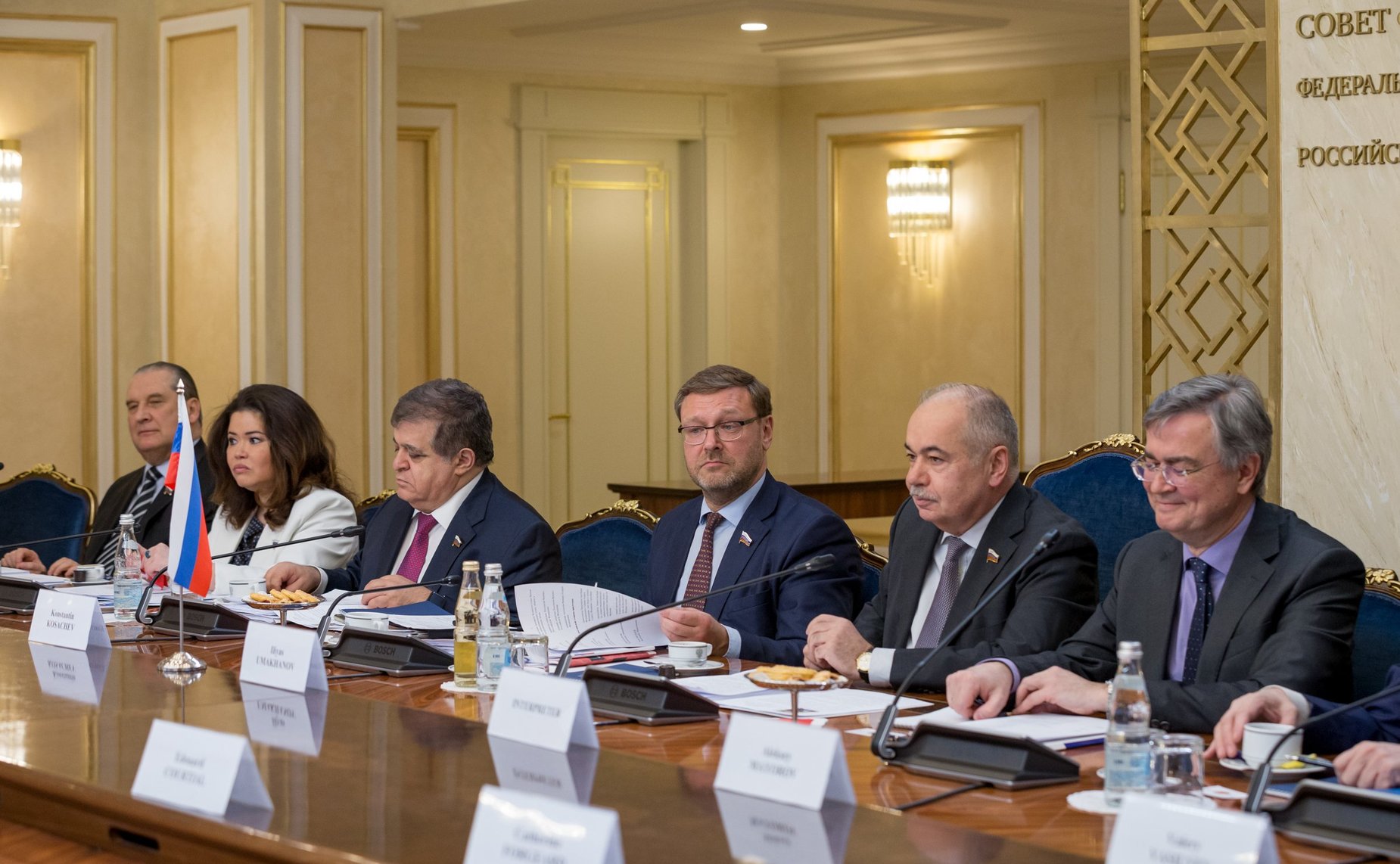 Заседание групп по сотрудничеству Совета Федерации и Сената Французской Республики