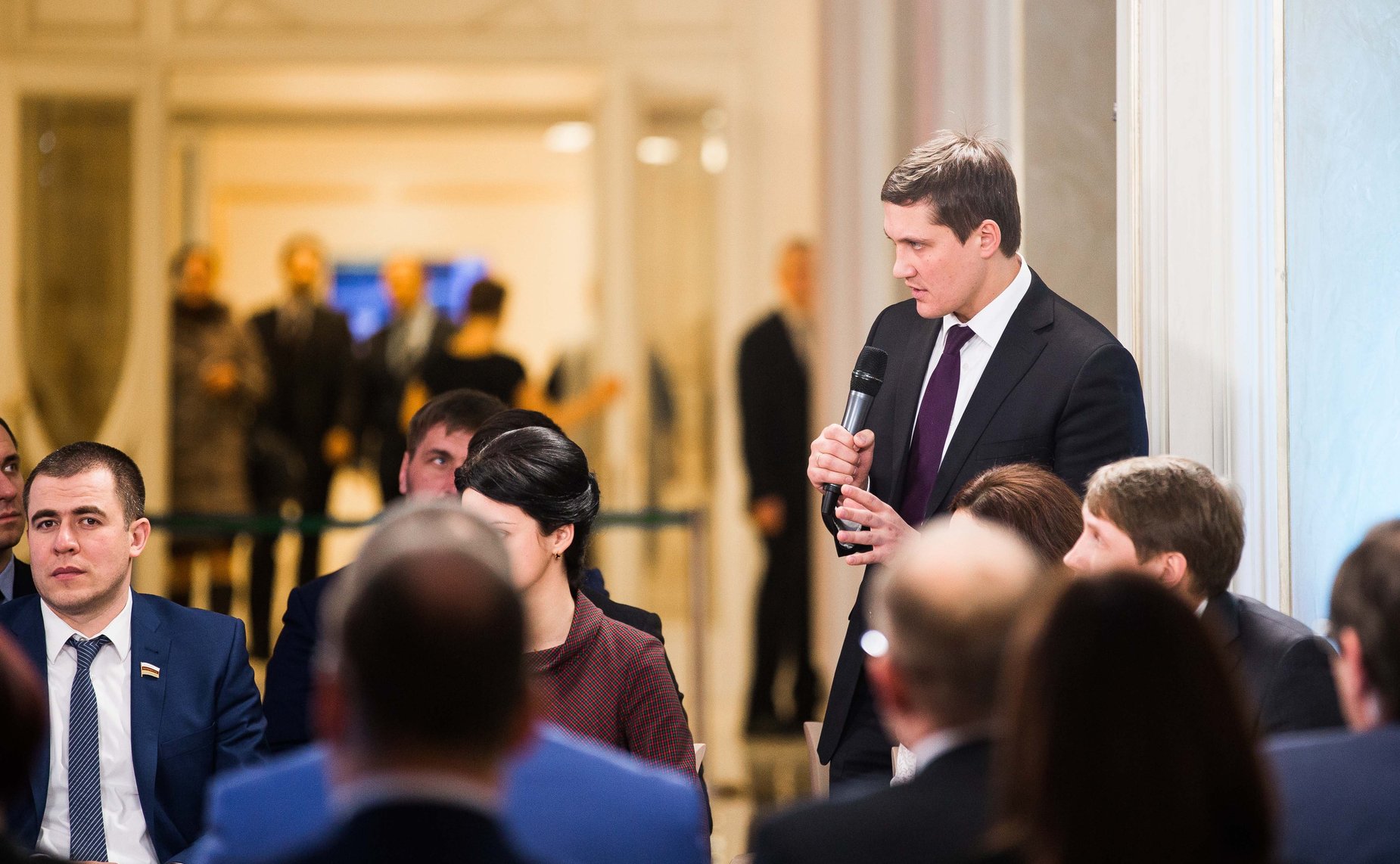 Члены палаты молодых законодателей на встрече с Председателем СФ В. Матвиенко