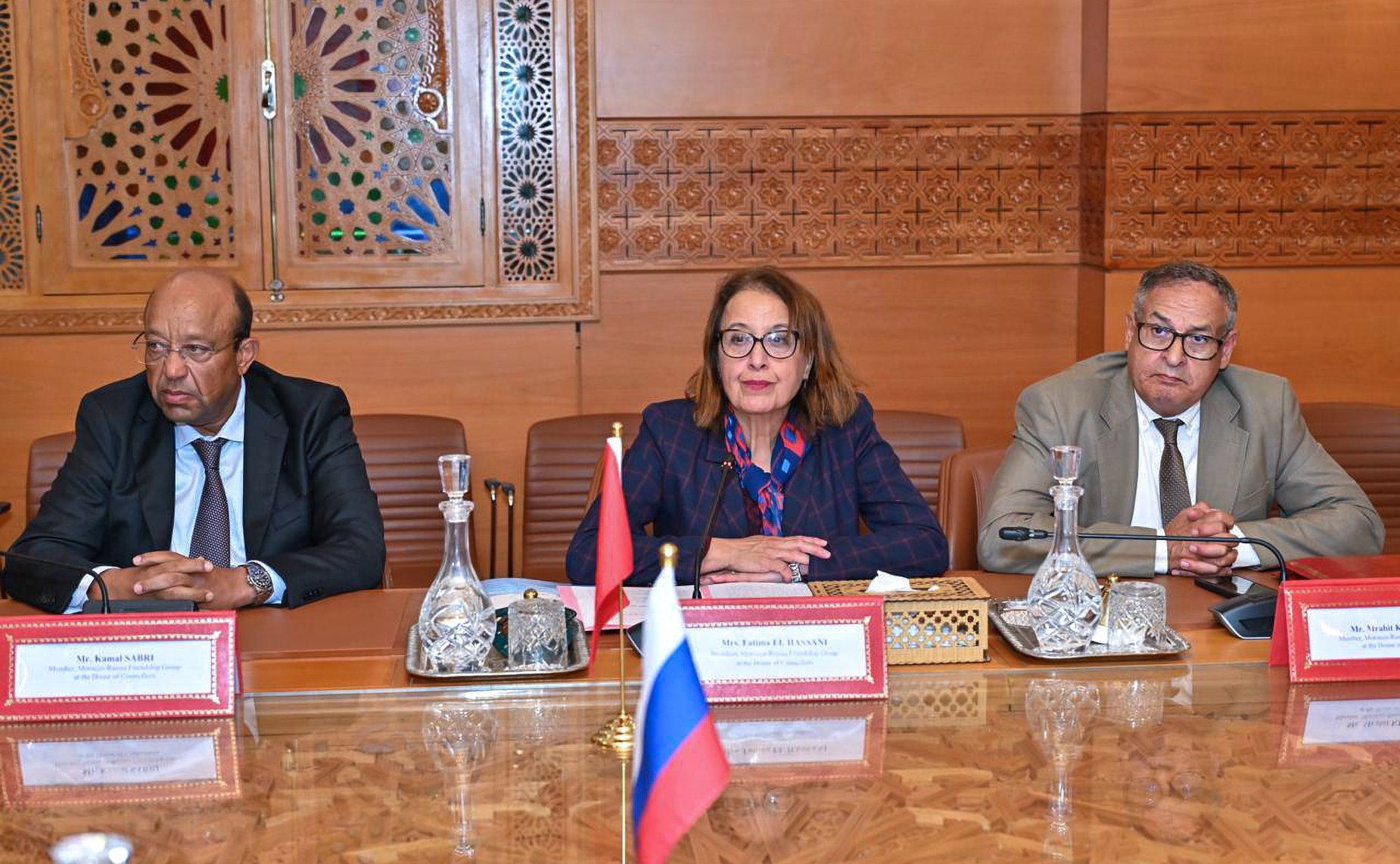 Участие делегации Совета Федерации в заседании группы по сотрудничеству Совета Федерации с Палатой советников Королевства Марокко. Встреча с группой дружбы