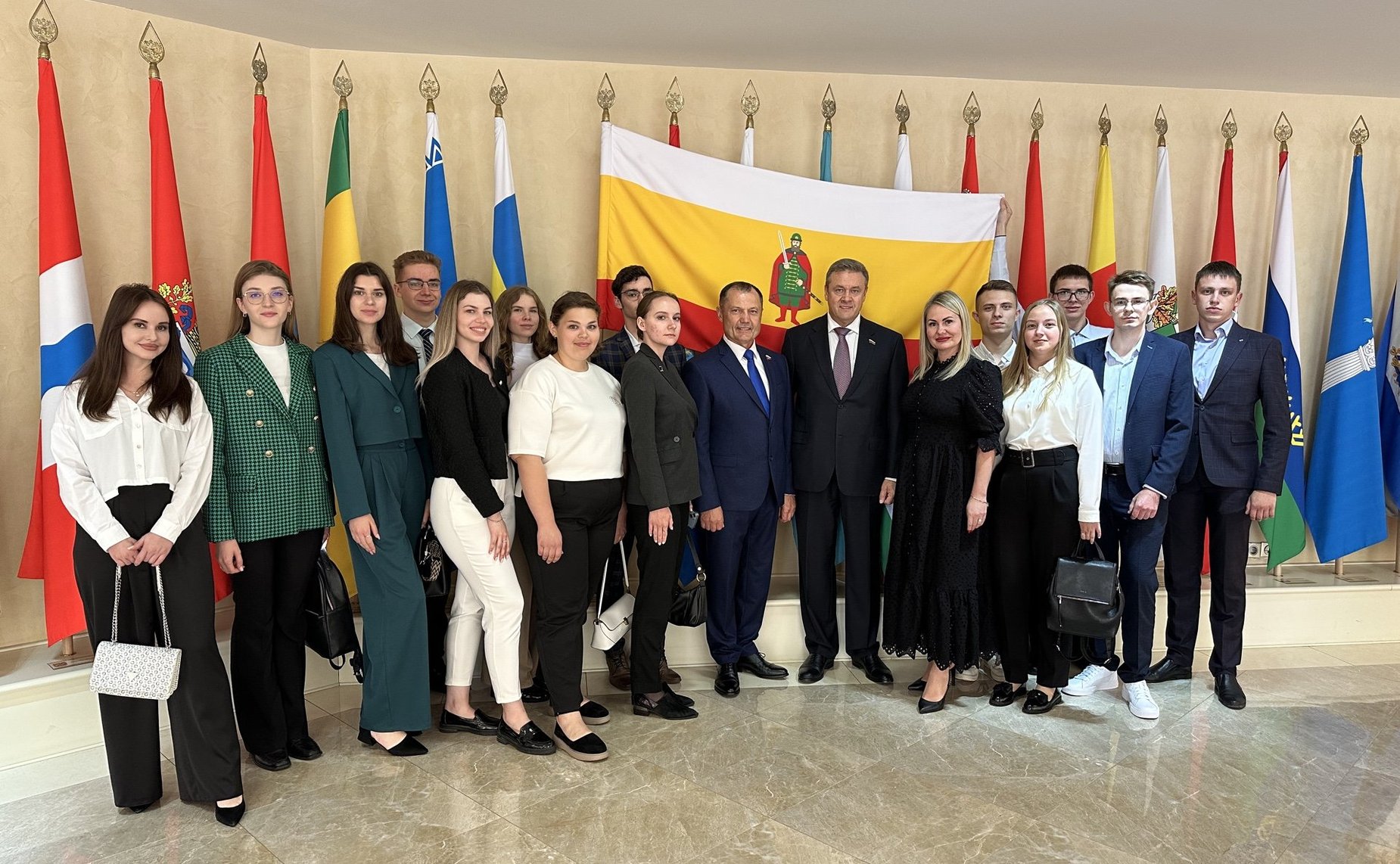 Игорь Мурог организовал экскурсию в Совете Федерации для лучших студентов Рязанского госуниверситета имени С.А. Есенина