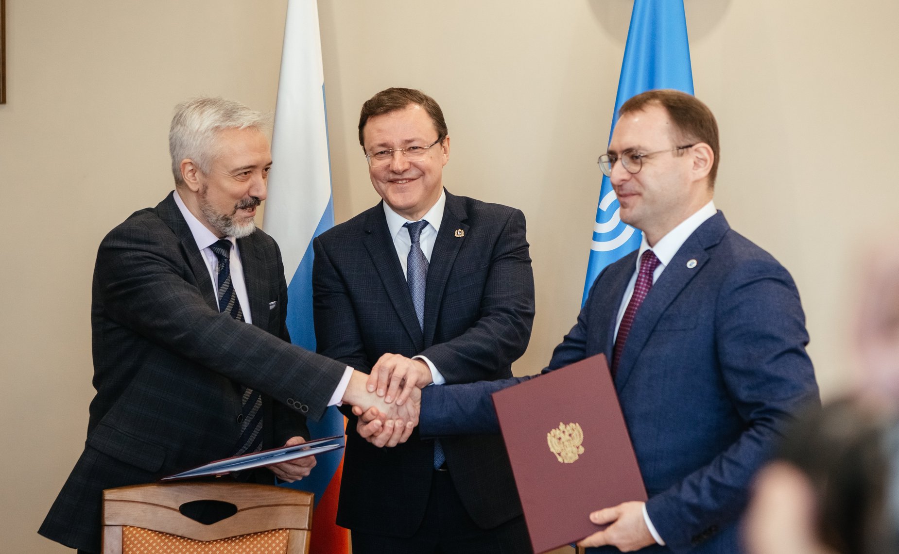 Фарит Мухаметшин принял участие в церемонии открытия Центра им. Е.М. Примакова при Самарском университете