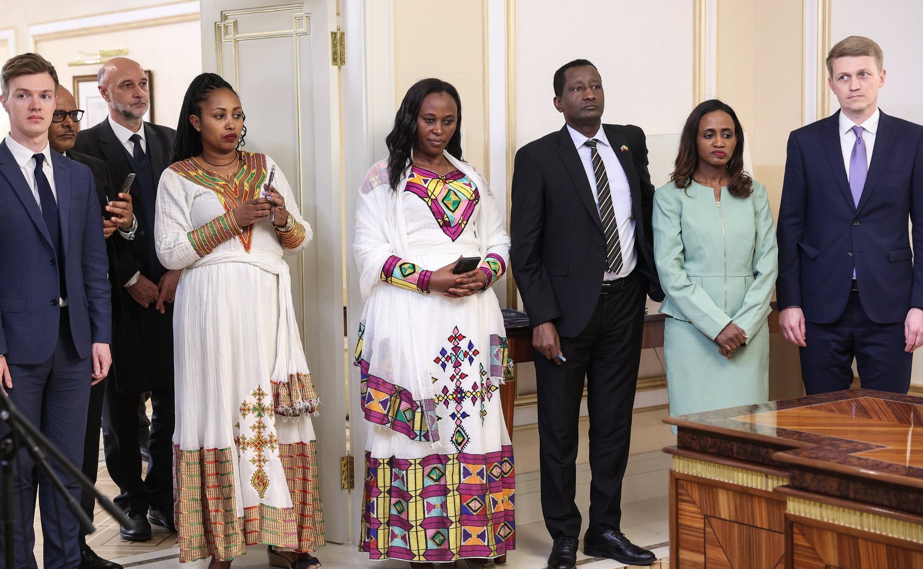 Валентина Матвиенко провела встречу с Председателем Совета Федерации Федеративной Демократической Республики Эфиопии Агеньеху Тешагером