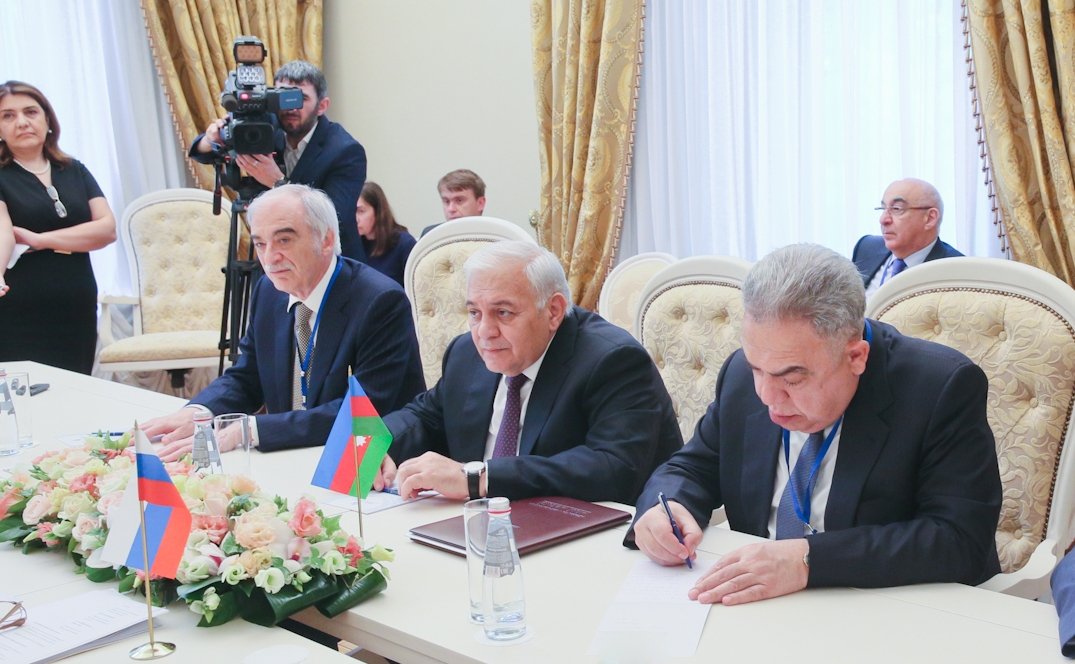 Встреча Предедателя СФ В. Матвиенко с руководителем парламентской делегации Азербайджана