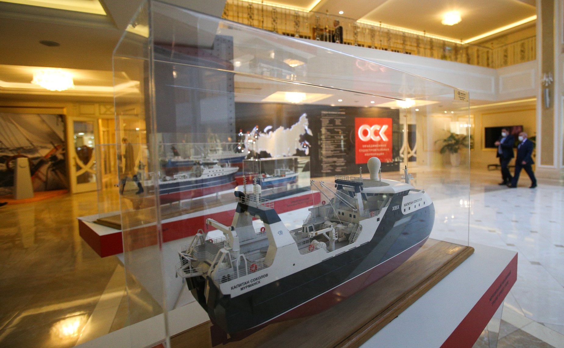 Выставка в Совете Федерации экспонатов Объединенной судостроительной корпорации