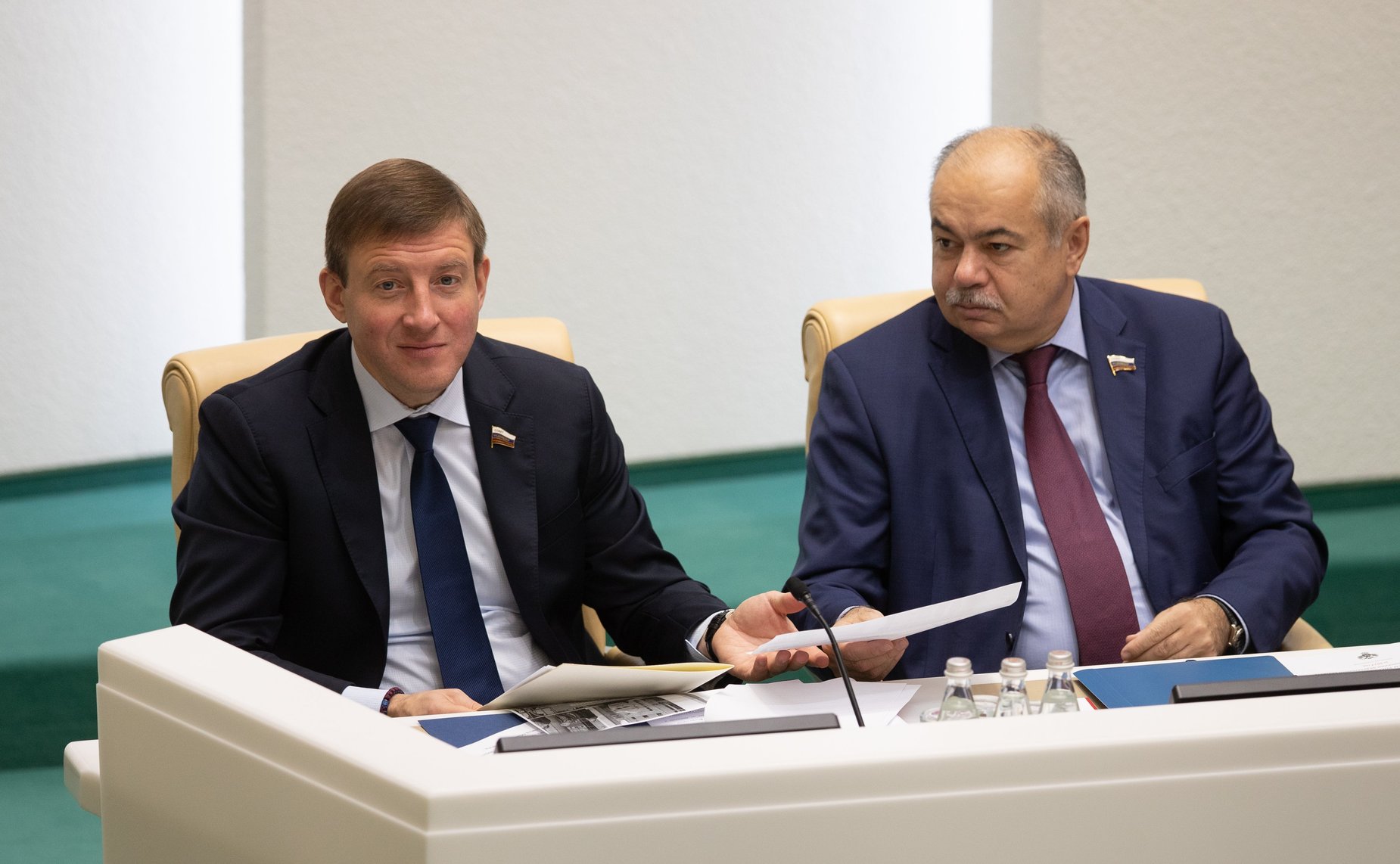 Андрей Турчак и Ильяс Умаханов