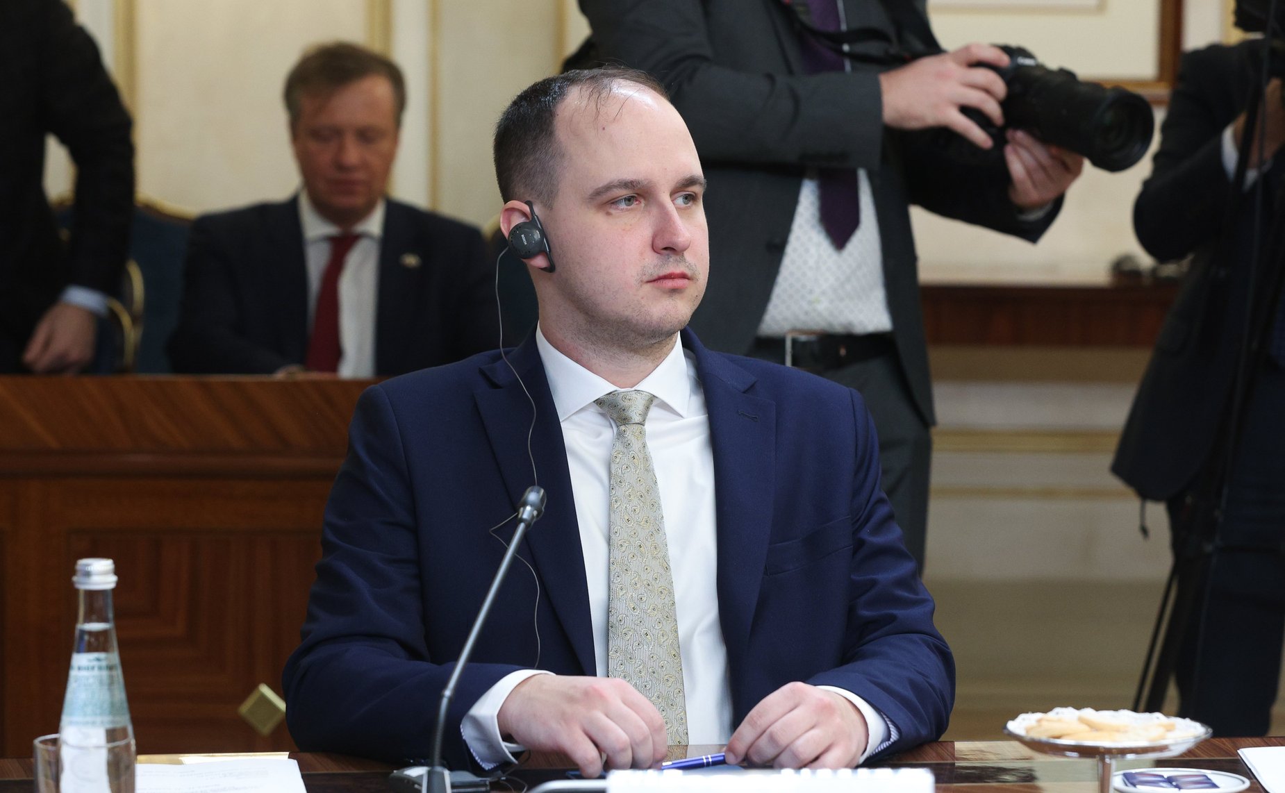 Встреча Валентины Матвиенко с заместителем Председателя Национального совета Словацкой Республики Андреем Данко и заместителем Председателя Национального совета Словацкой Республики Тибором Гашпаром