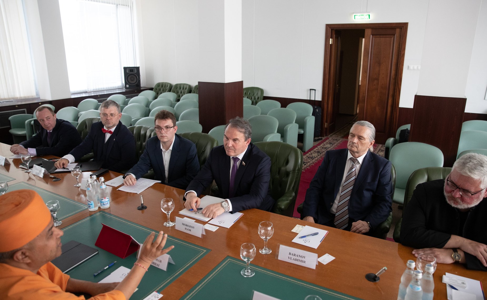 Встреча Игоря Морозова с делегацией Республики Индия