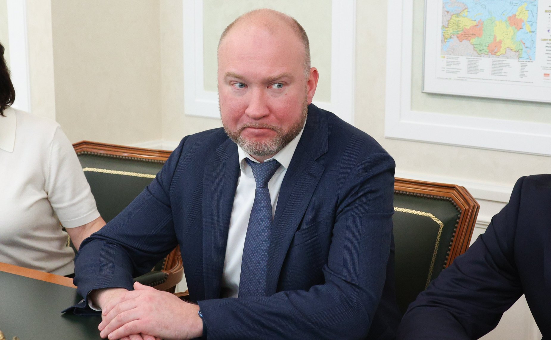 Встреча Юрия Воробьева с ветераном СВО