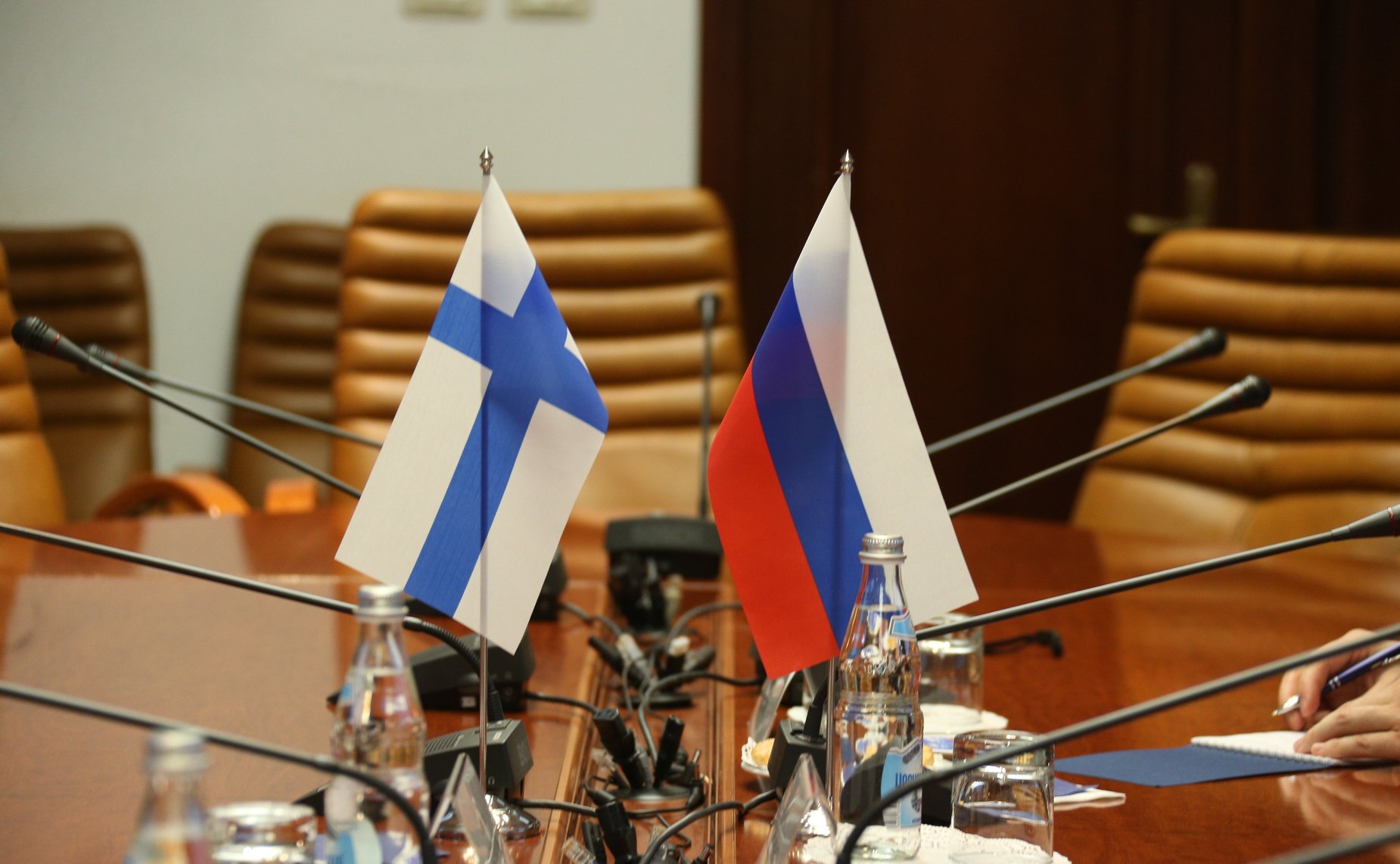 Встреча Петра Тултаева с Чрезвычайным и Полномочным Послом Финляндской Республики в РФ Антти Хелантеря