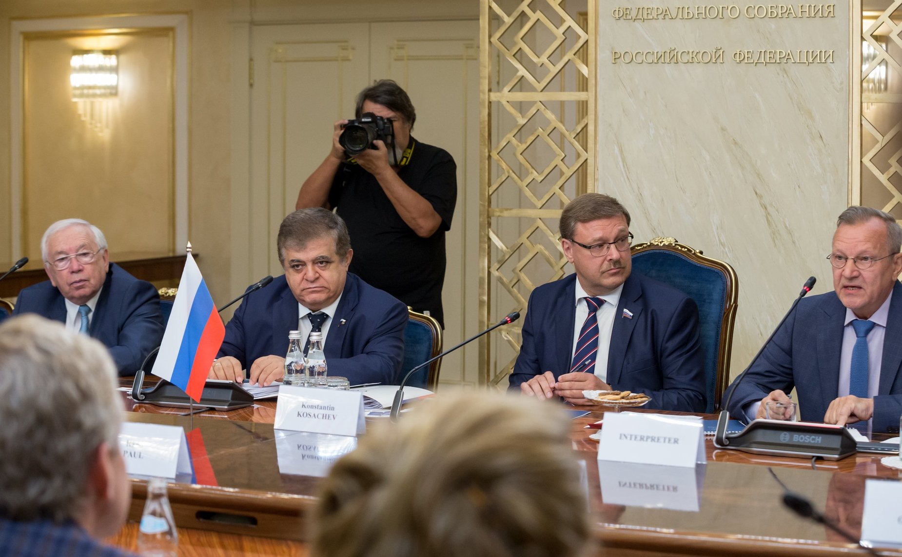 Встреча К. Косачева с членом Сената Конгресса США от Республиканской партии Р. Полом