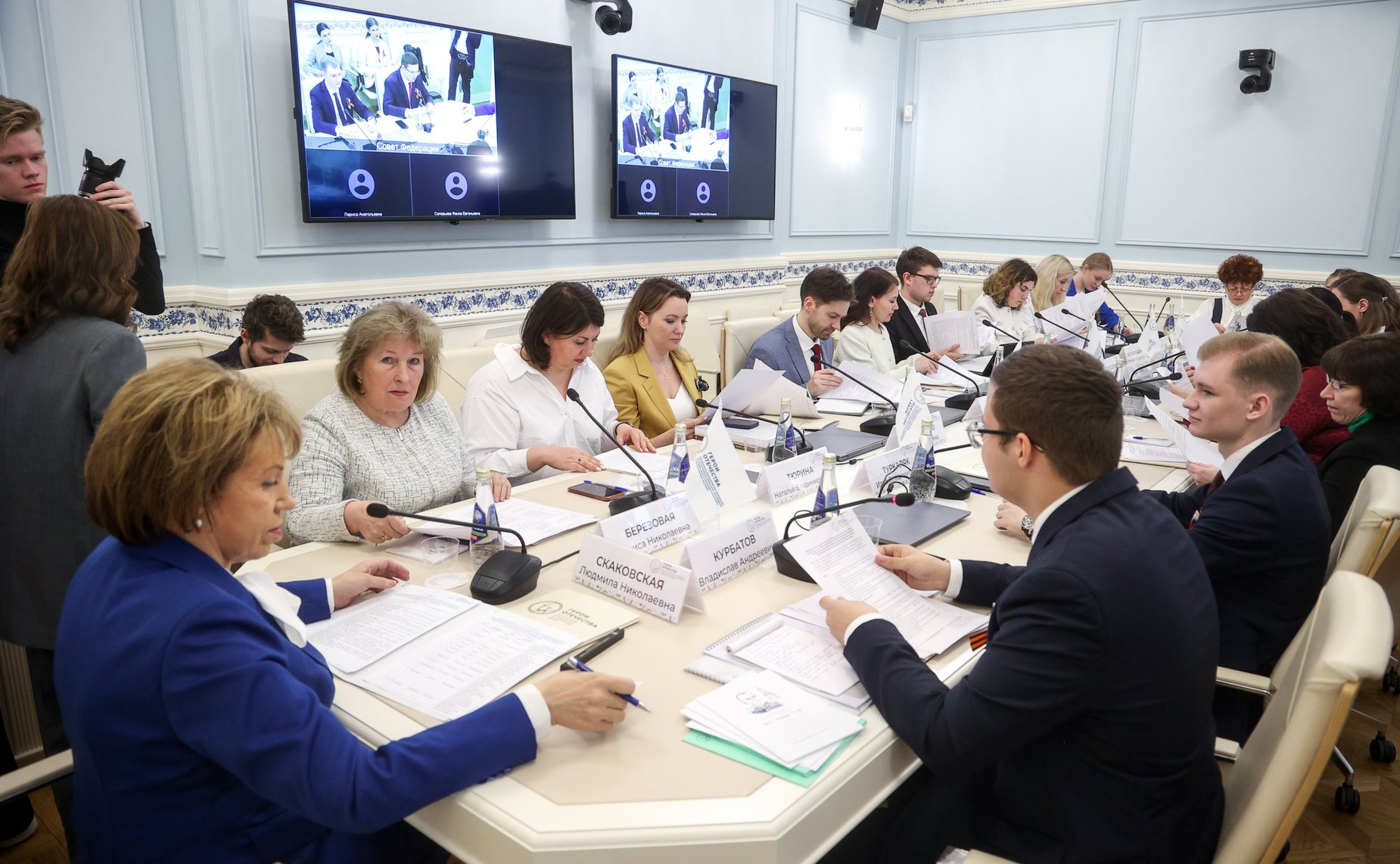 Рабочая встреча с членами АНО «Герои Отечества», посвященная реализации мероприятий, приуроченных к 80-летию Великой Победы