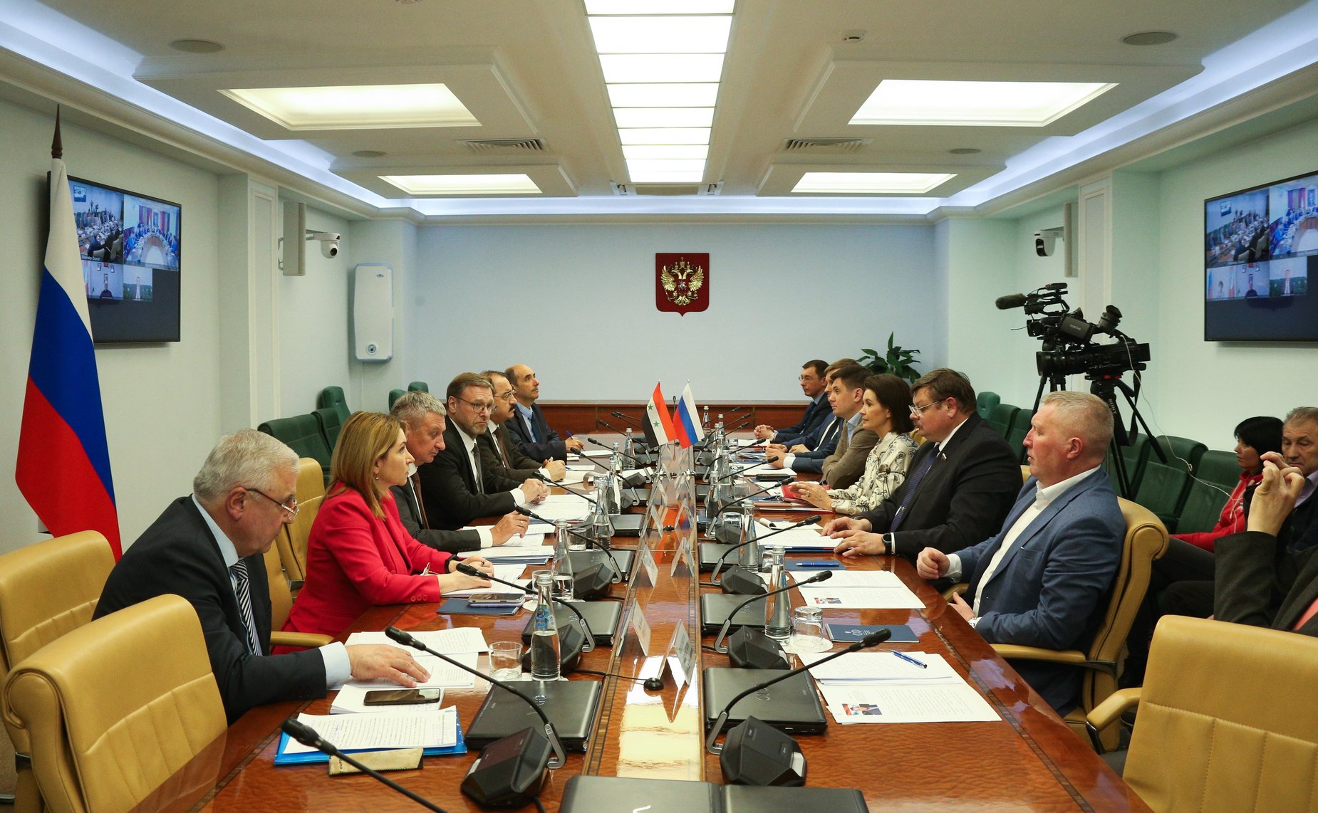 Совместное расширенное заседание групп по сотрудничеству СФ и Народного Совета Сирийской Арабской Республики